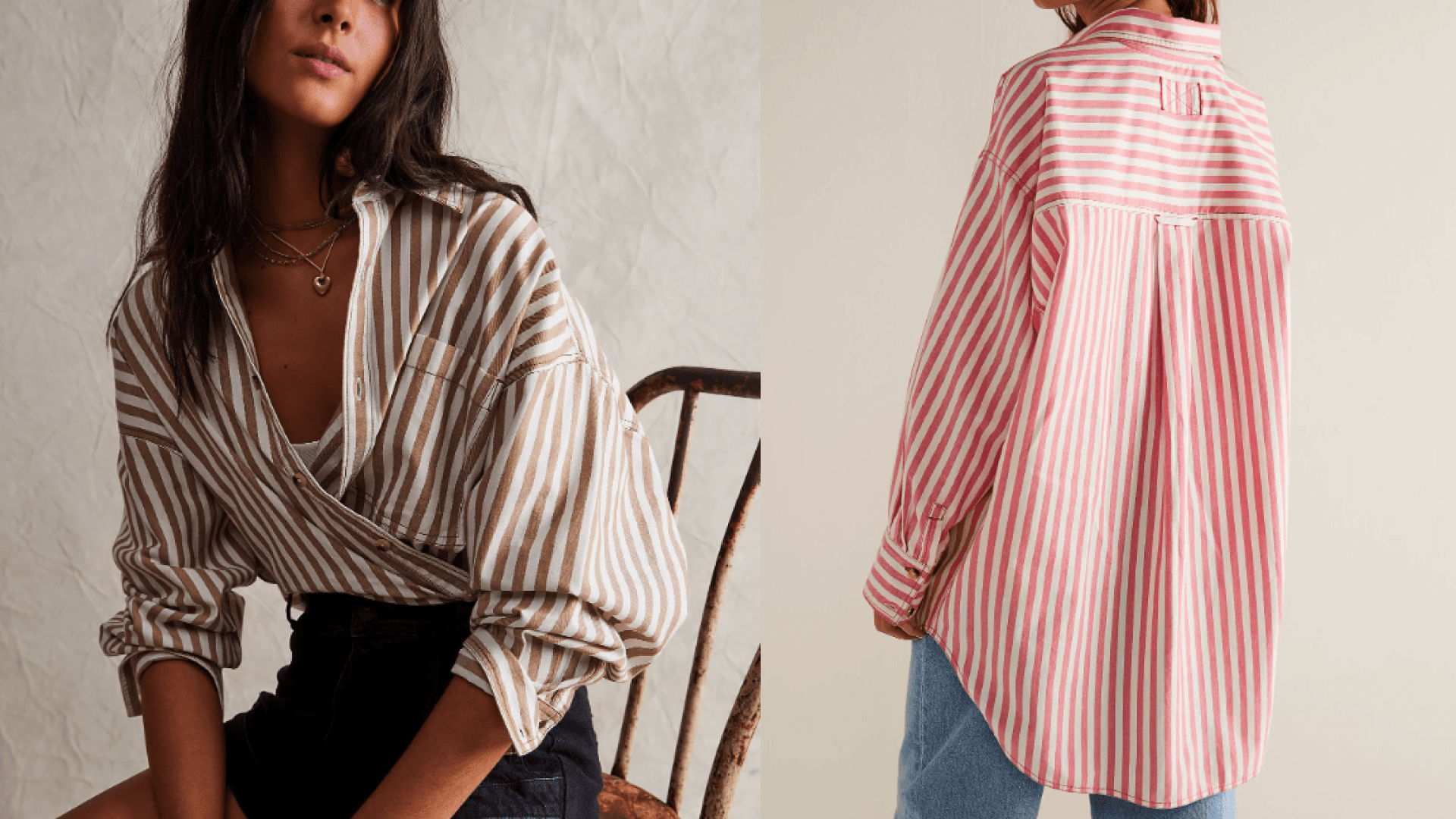 Striped Oversized Shirt