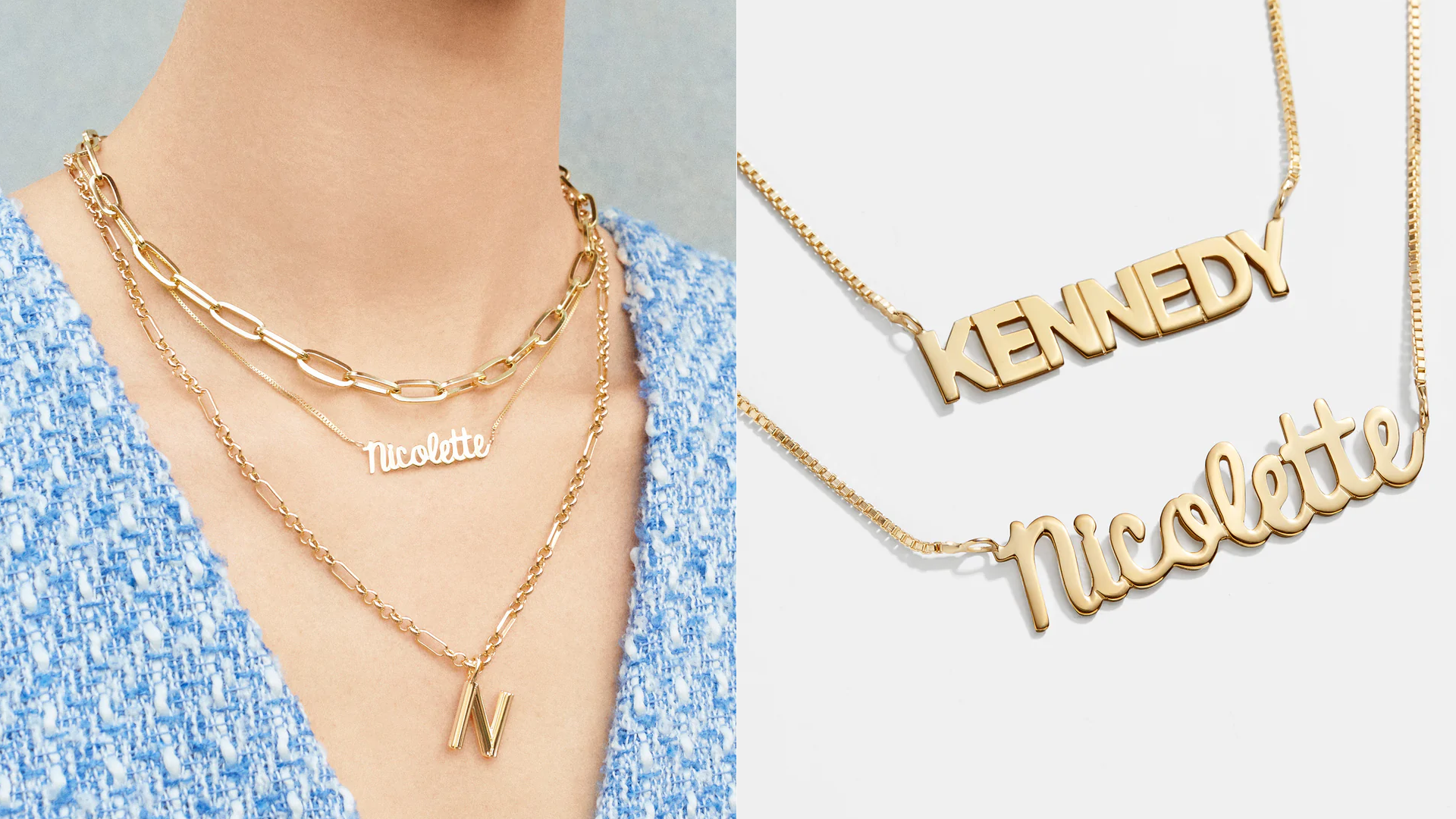 nameplate necklace