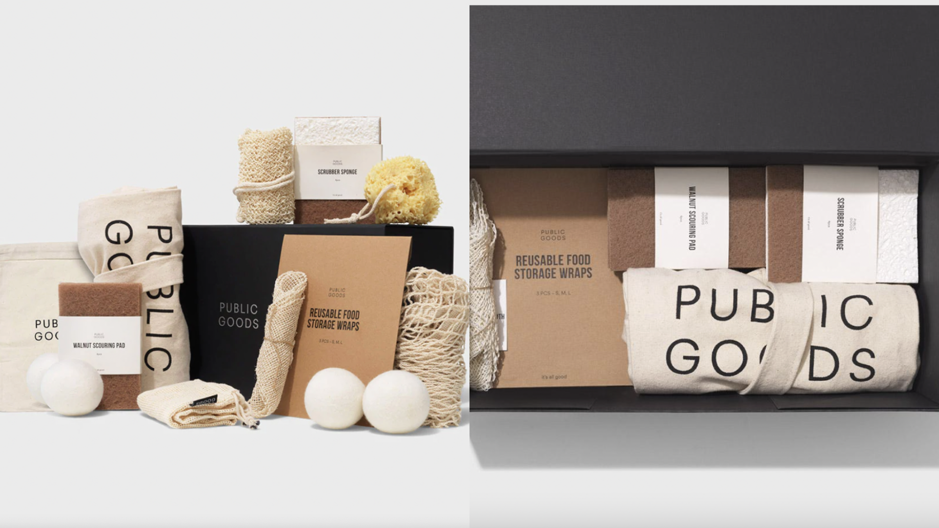 Public Goods set eco friendly gifts 