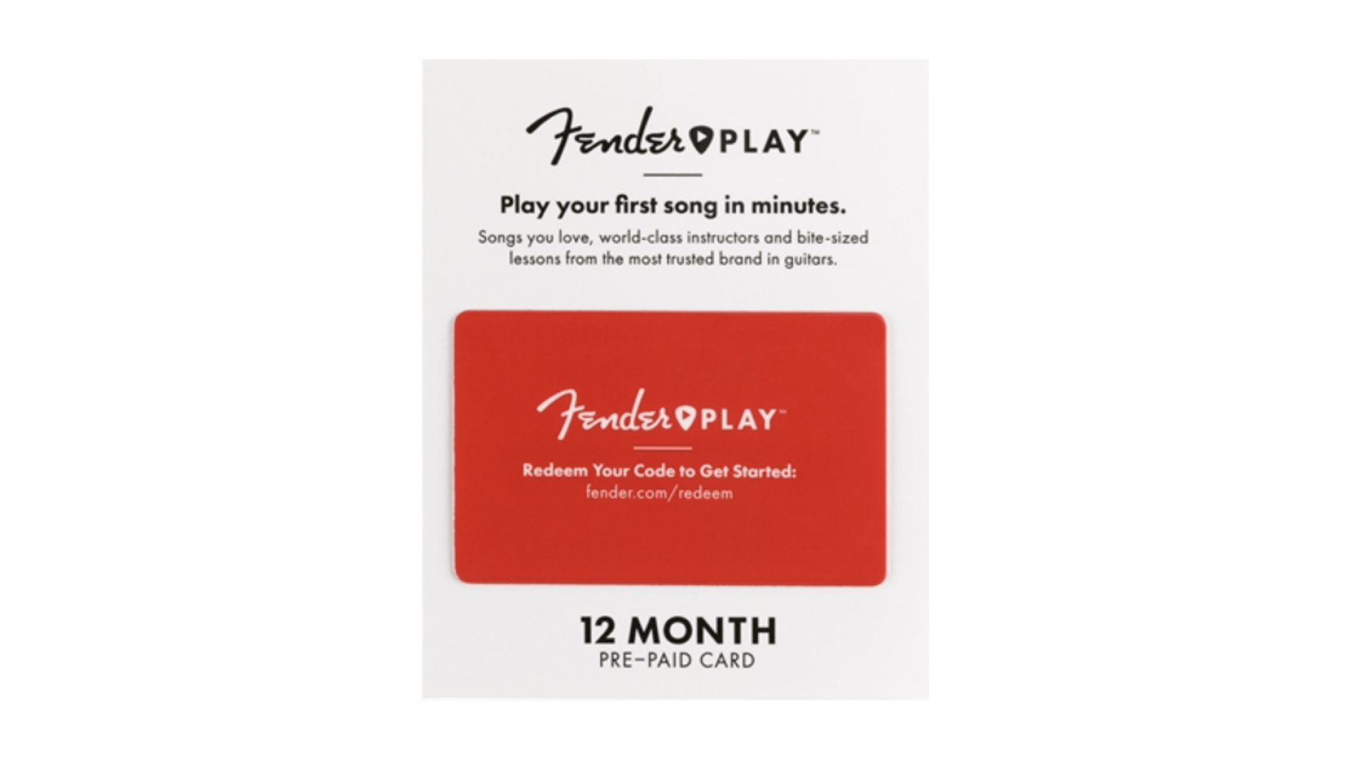 Fender subscription