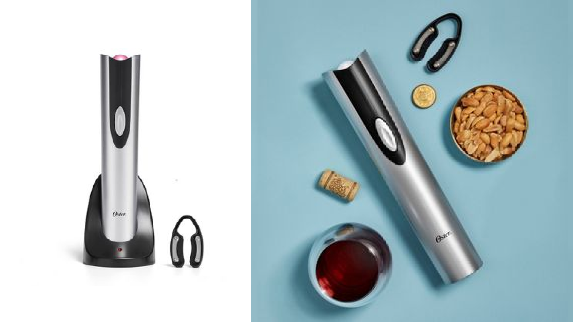 An electric wine opener 