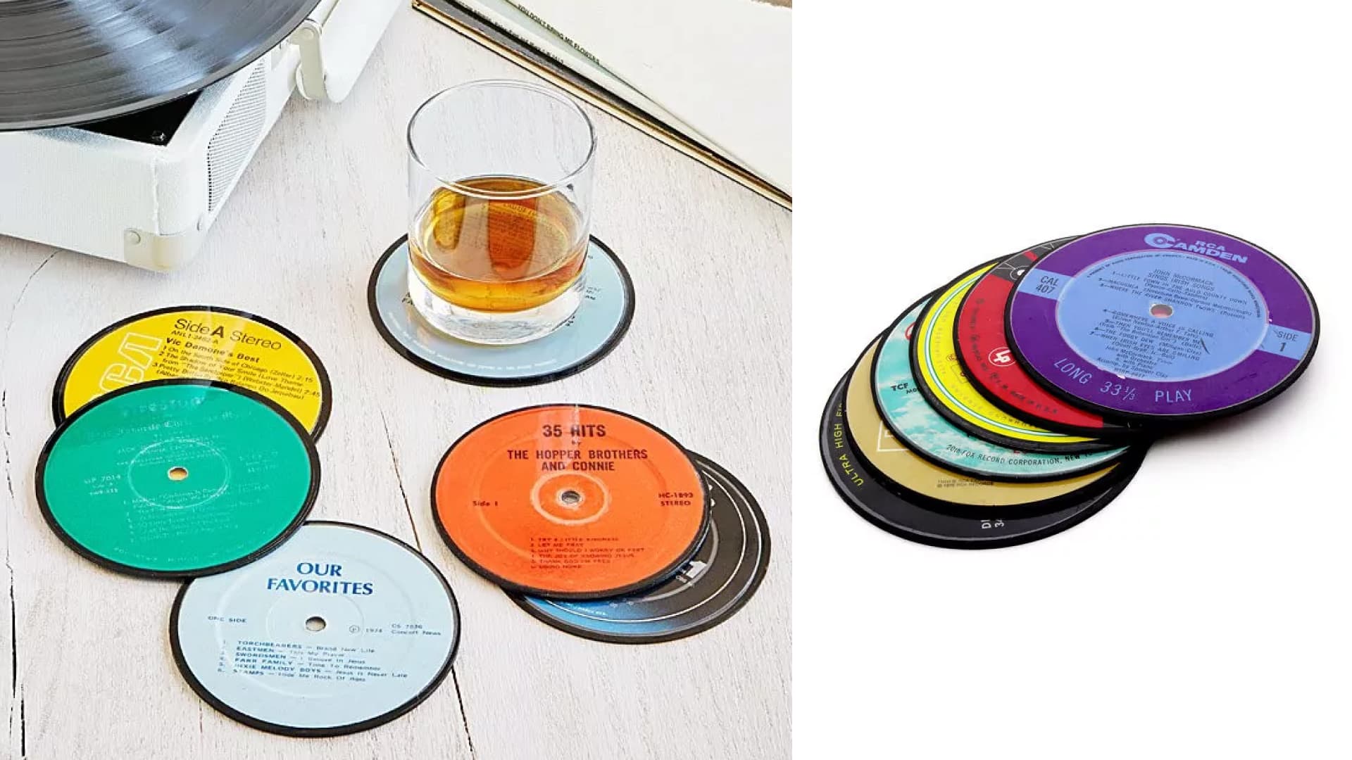 record coasters