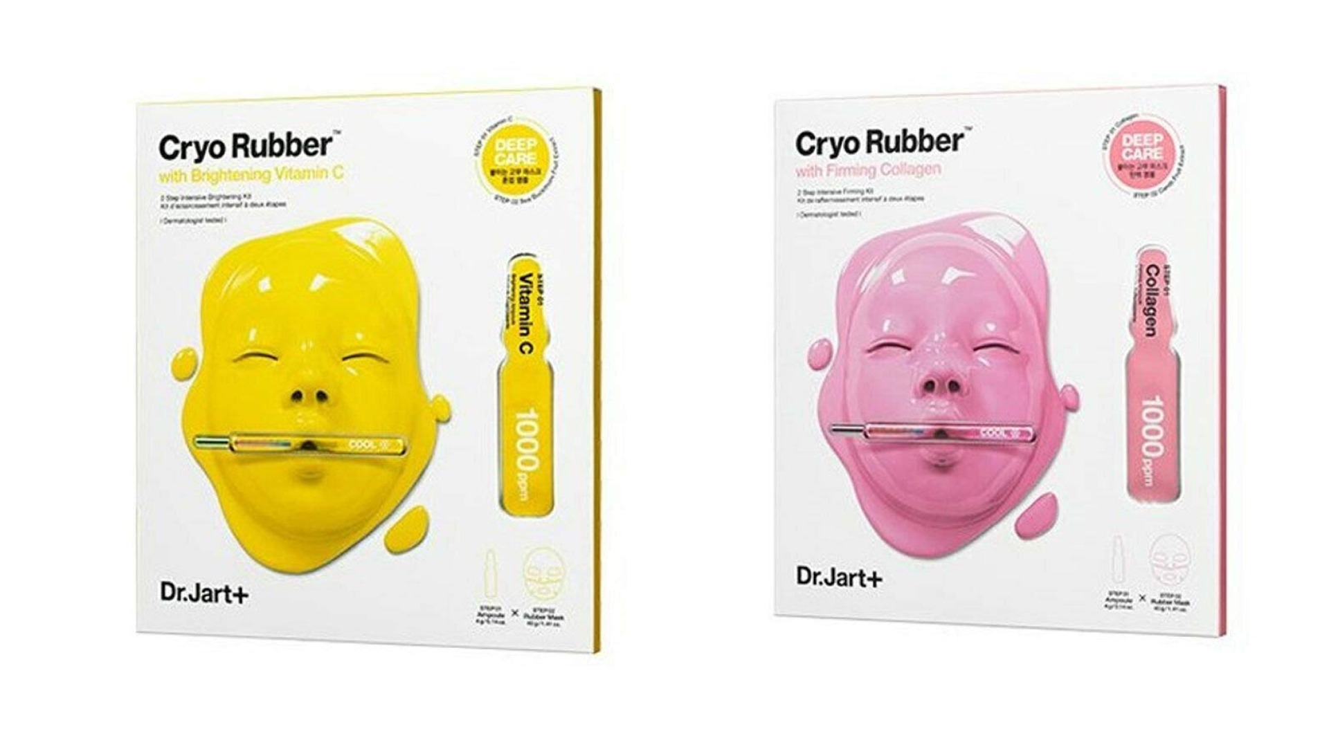 Cryorubber face mask glowing skin