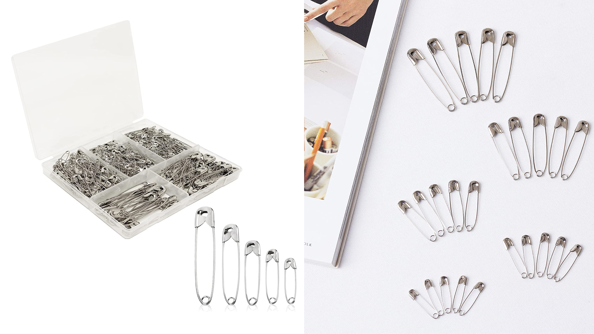 Assorted safety pin set wedding emergency kit 