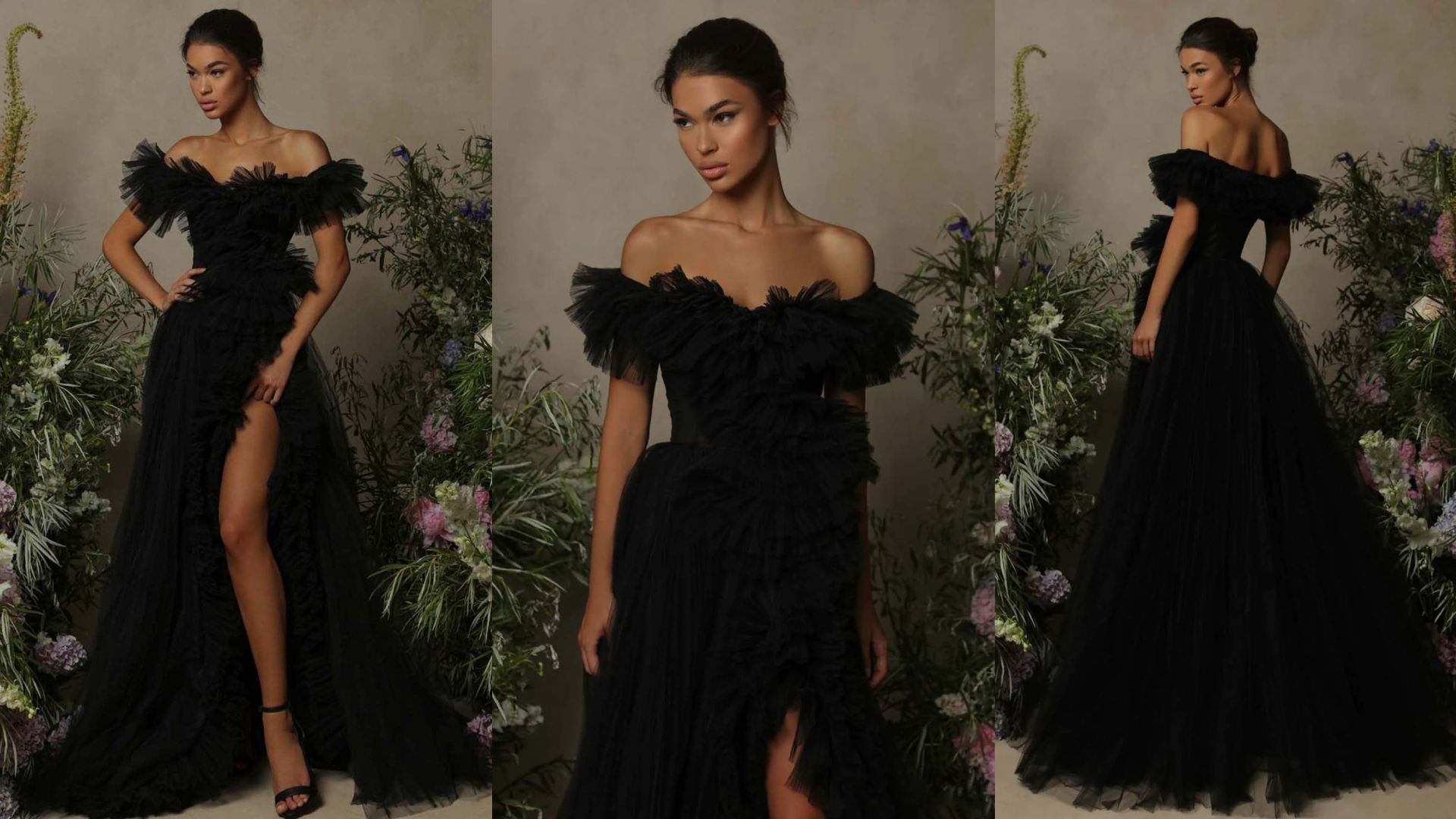 Black wedding dress