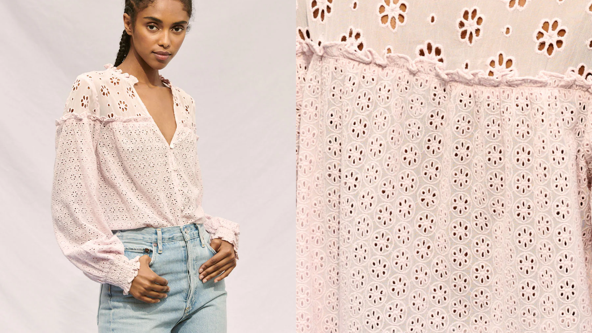 Eyelet top