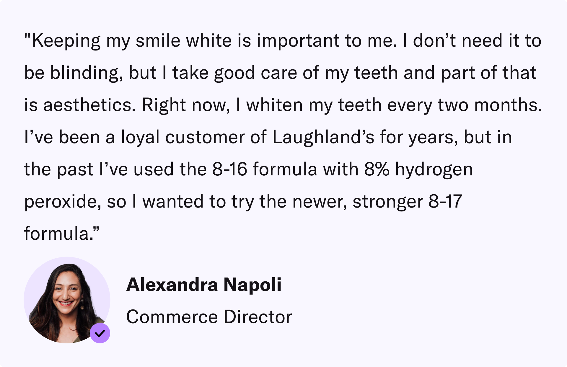 Why I tested Laughland's Whitening Kit