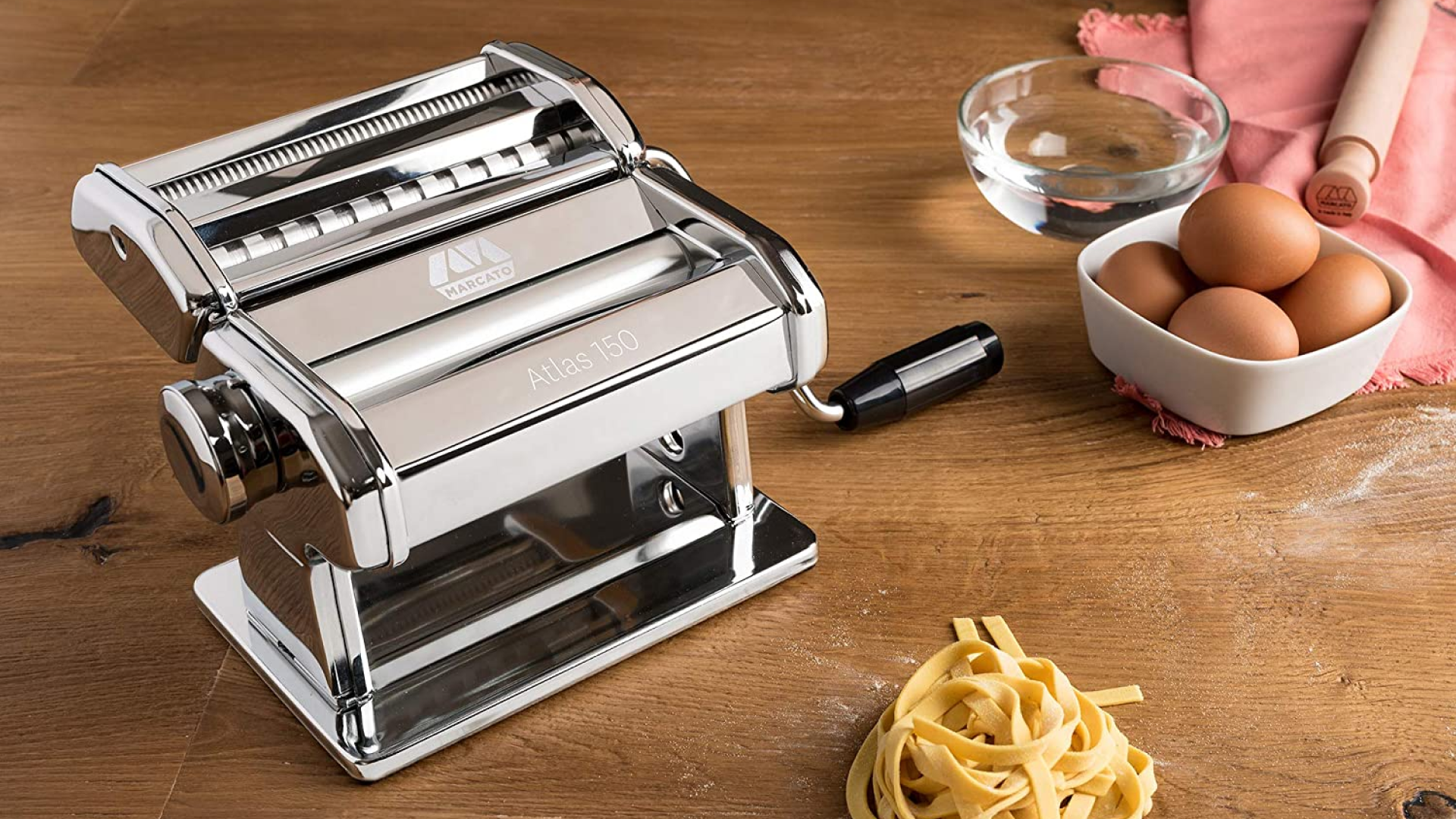 A pasta machine