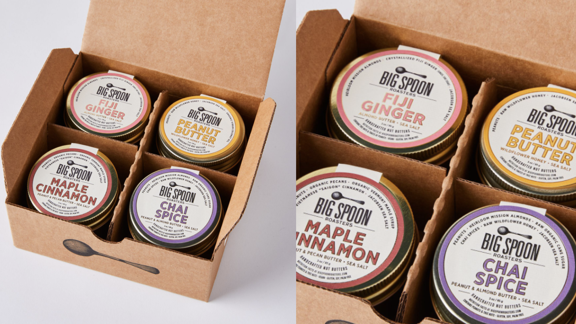 Handmade flavored nut butter