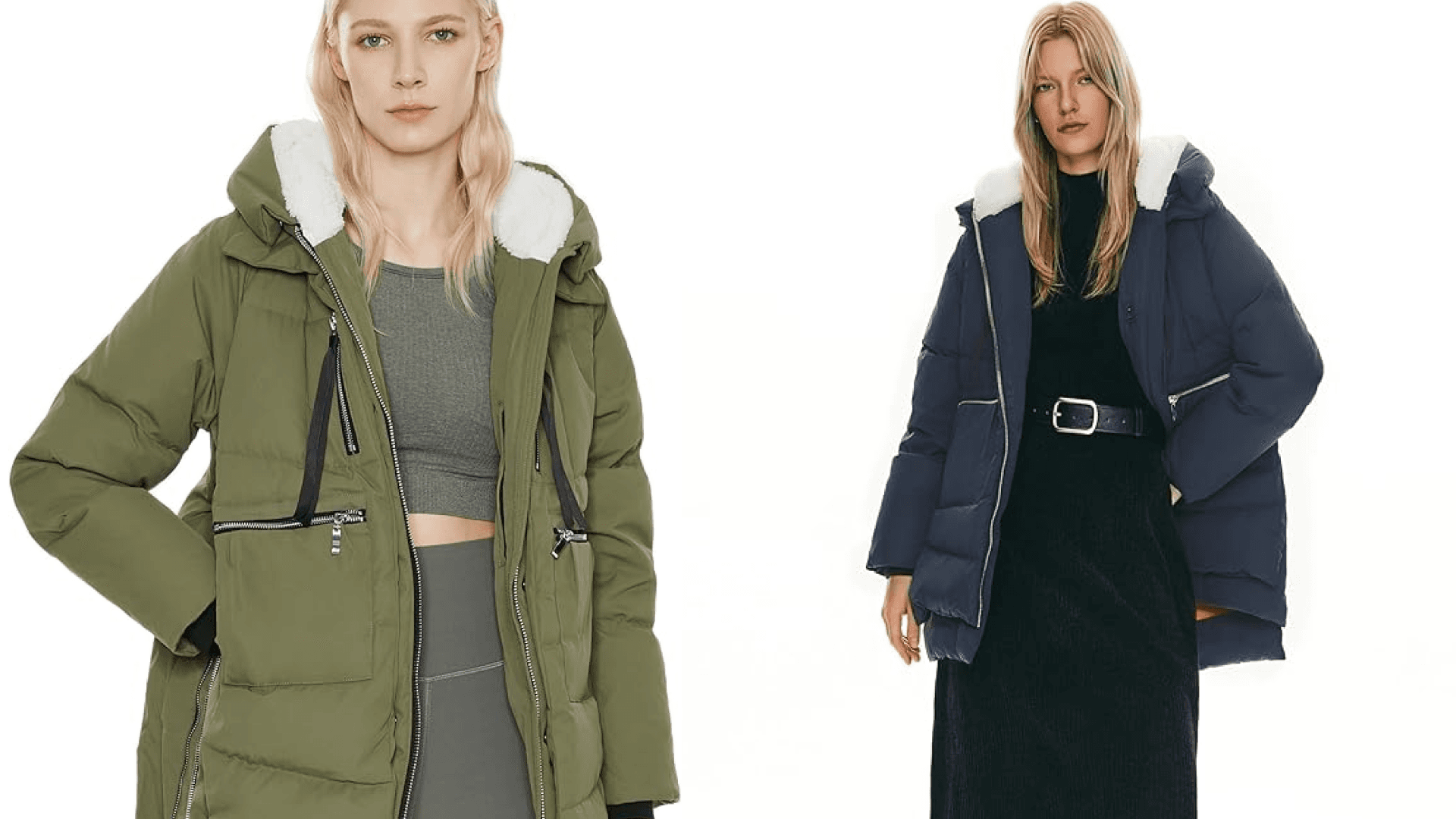 winter coat with pockets and a hood from amazon