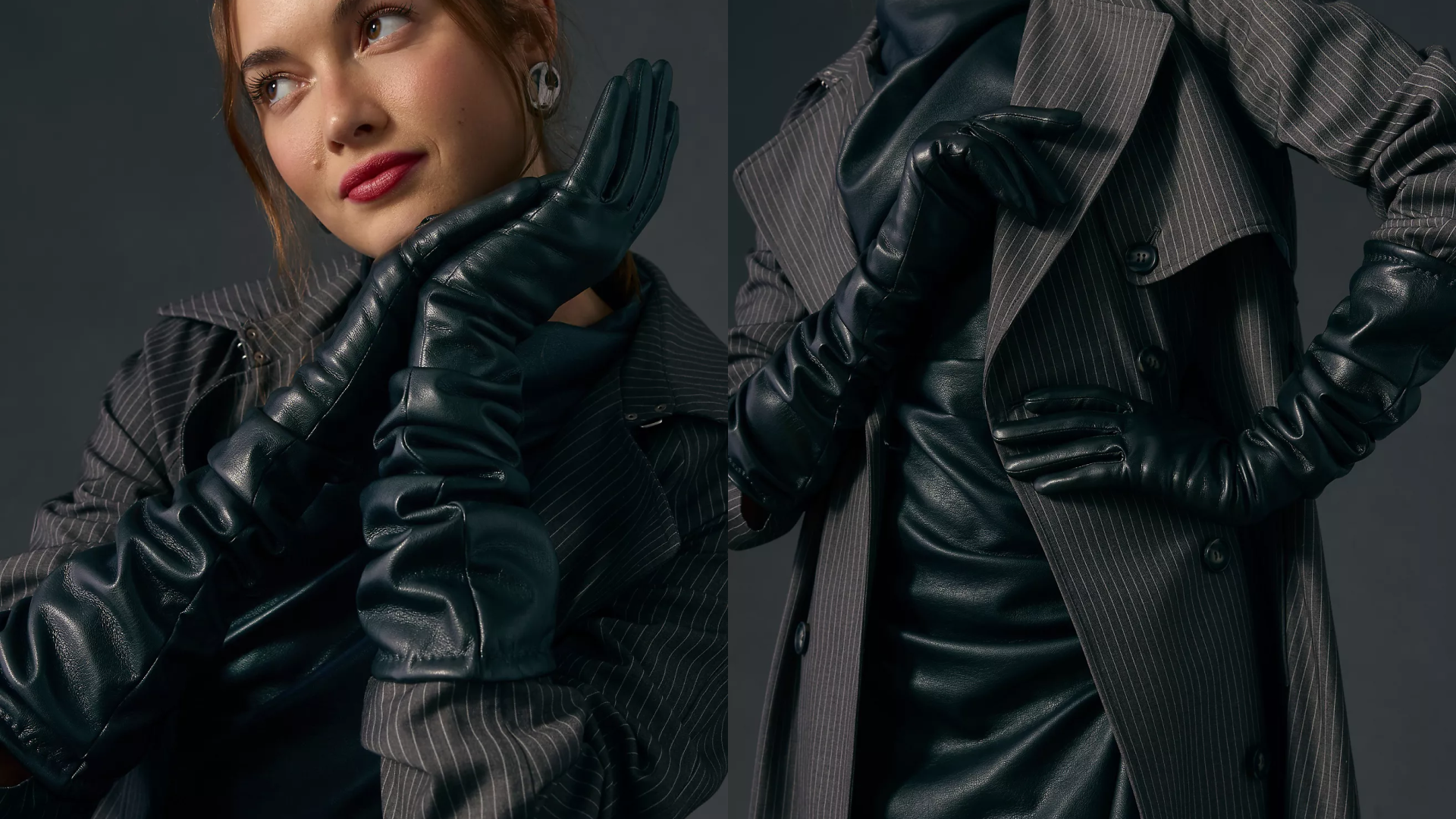 leather gloves