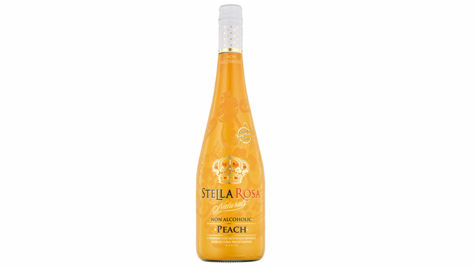 A bottle of Stella Rosa non-alcoholic wine