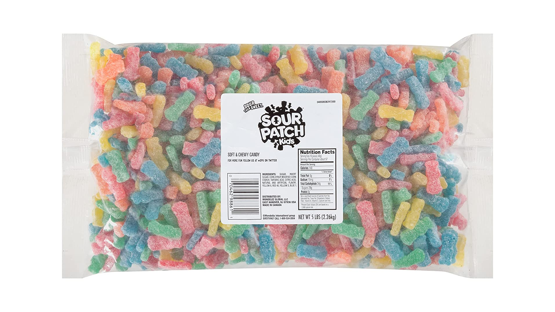 5-pound bag of Sour Patch Kids