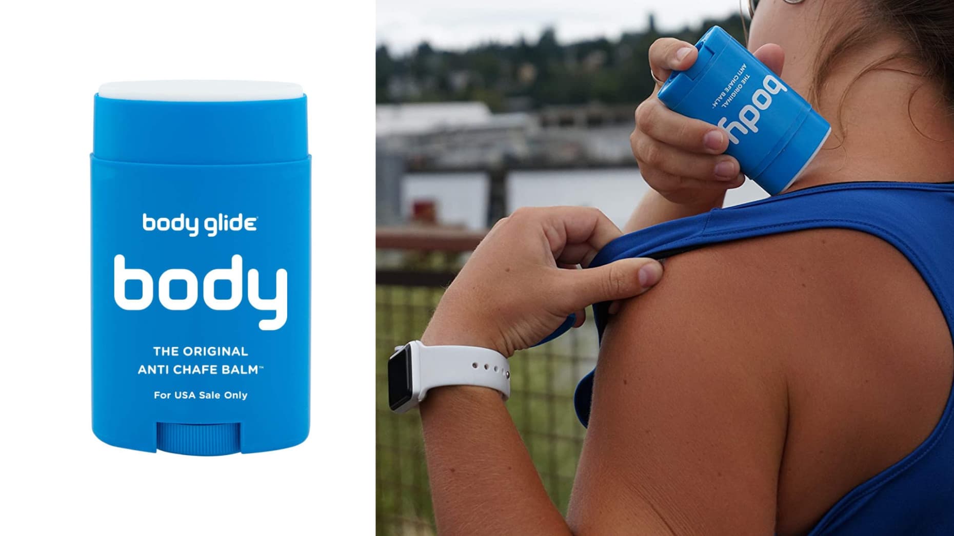 anti-chafe balm for sticking skin