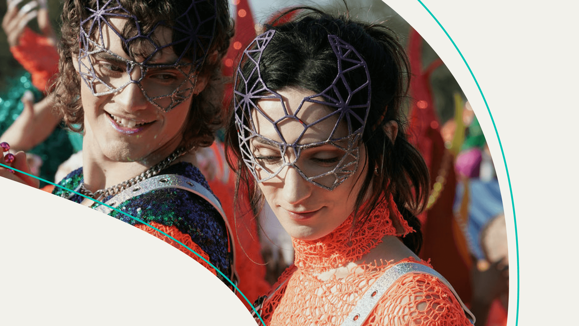 Fin Argus as Mingus and Jesse James Keitel as Ruthie in "Queer as Folk."