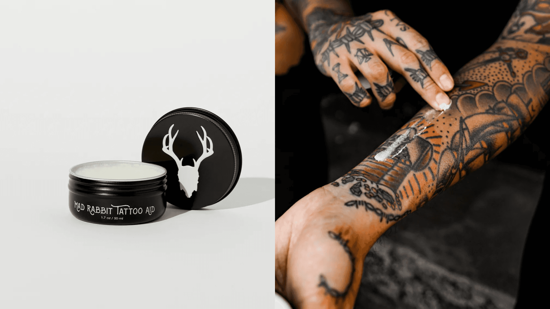 Tattoo aftercare lotion