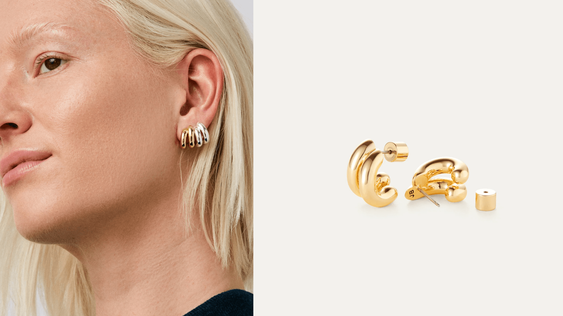 double hoop earrings