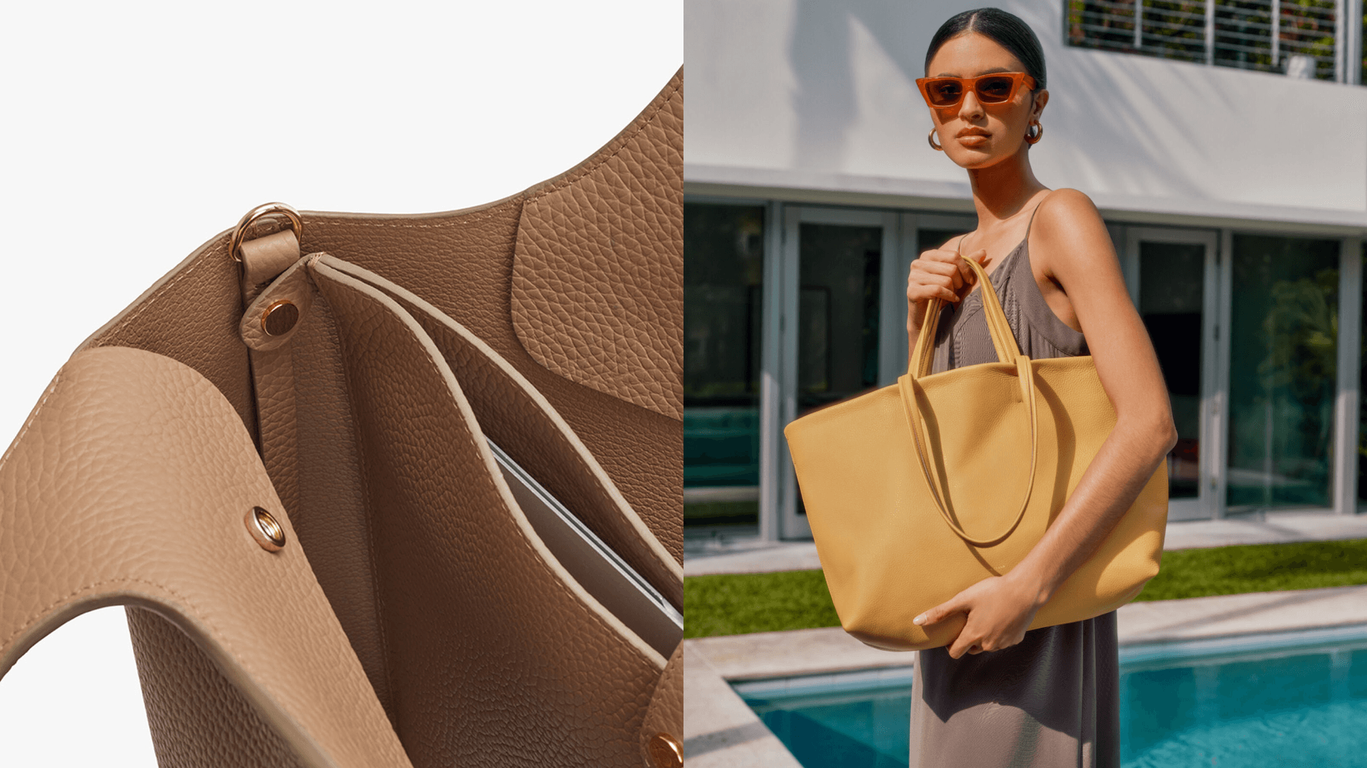 Latina women owned leather bag