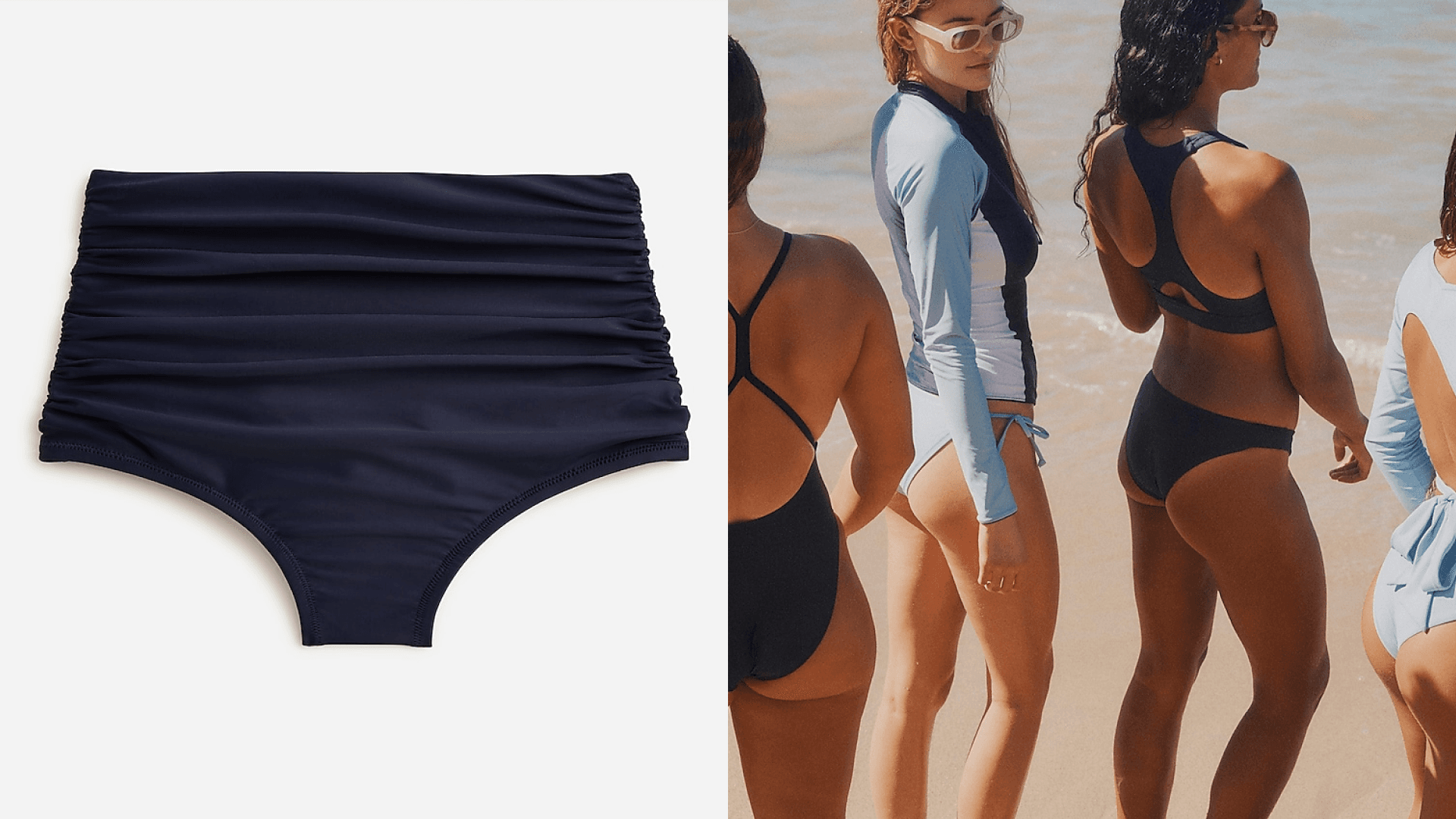 J.Crew high waisted bikini bottom