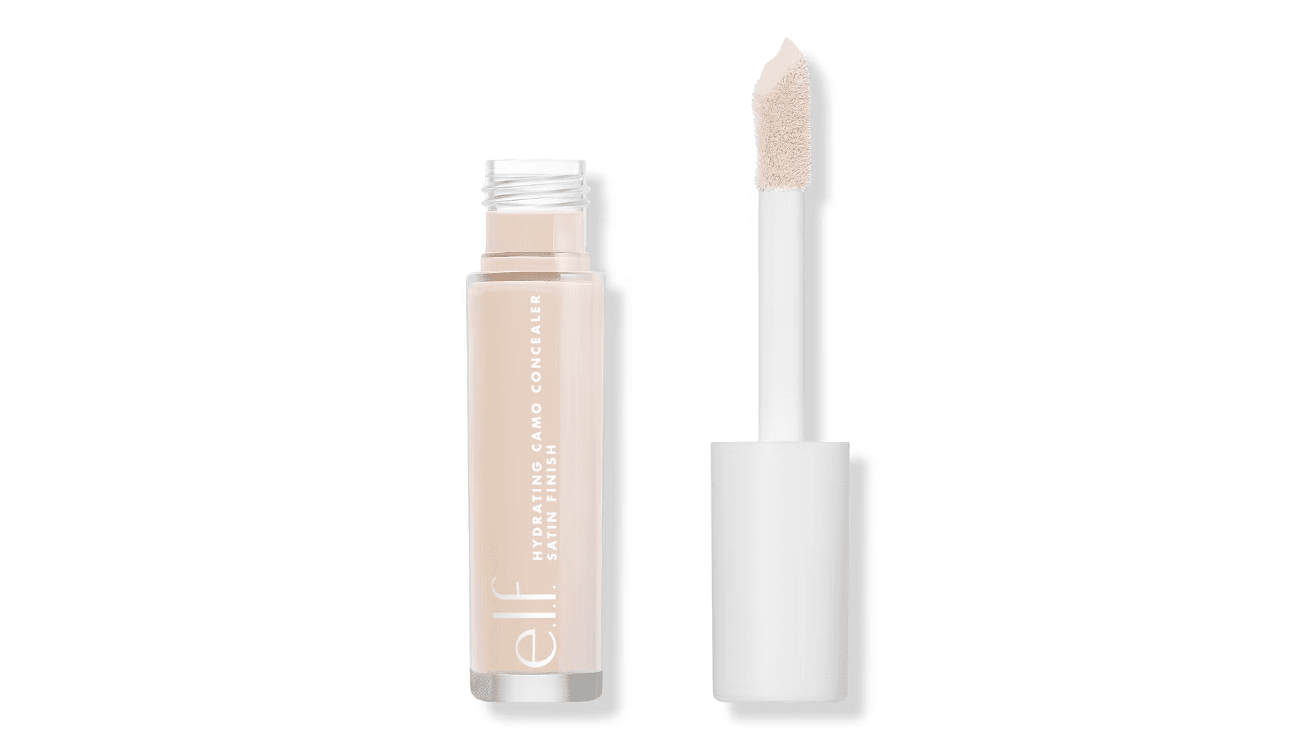 Glass tube of e.l.f. concealer in fair rose