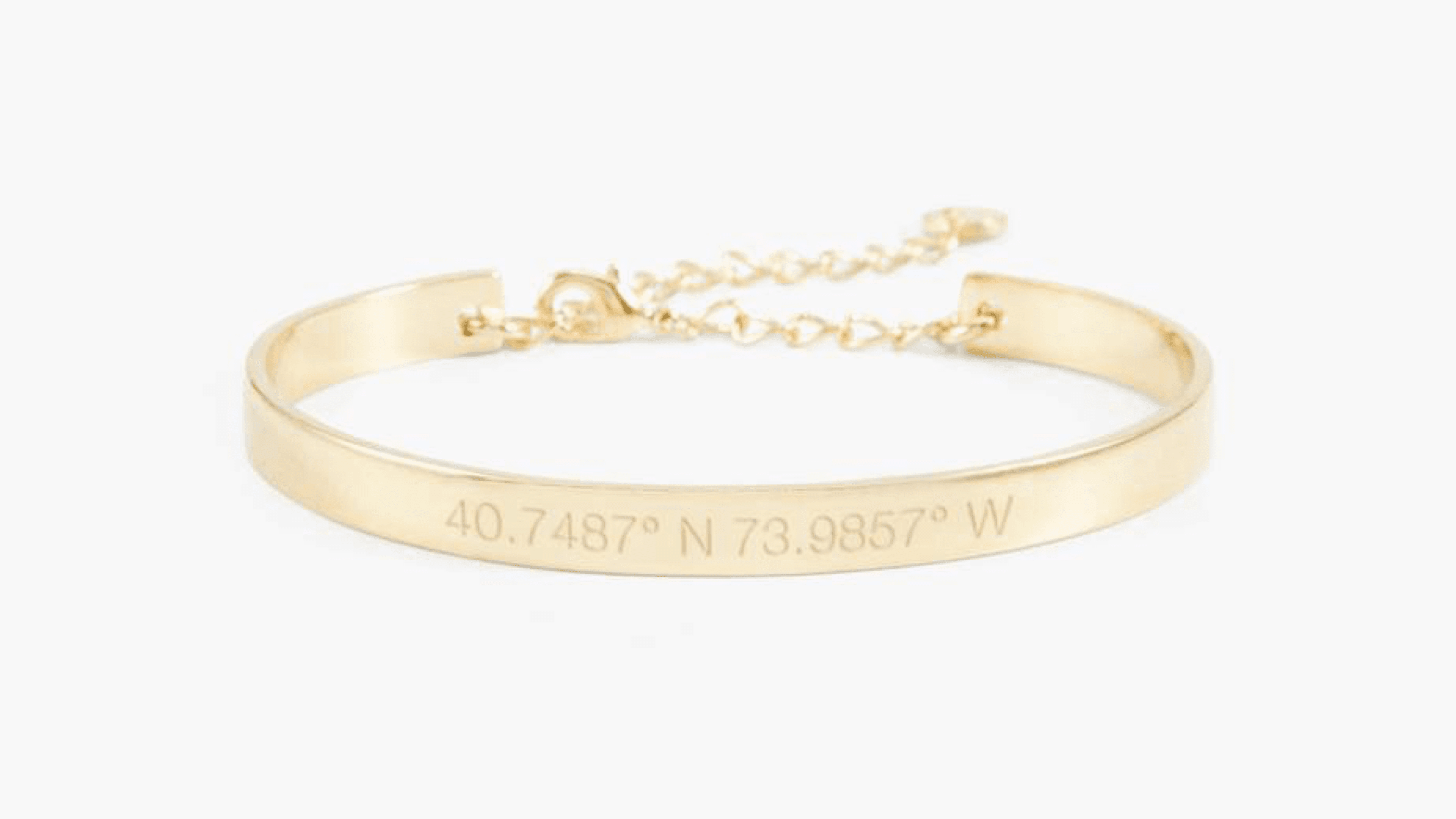 A coordinate bracelet