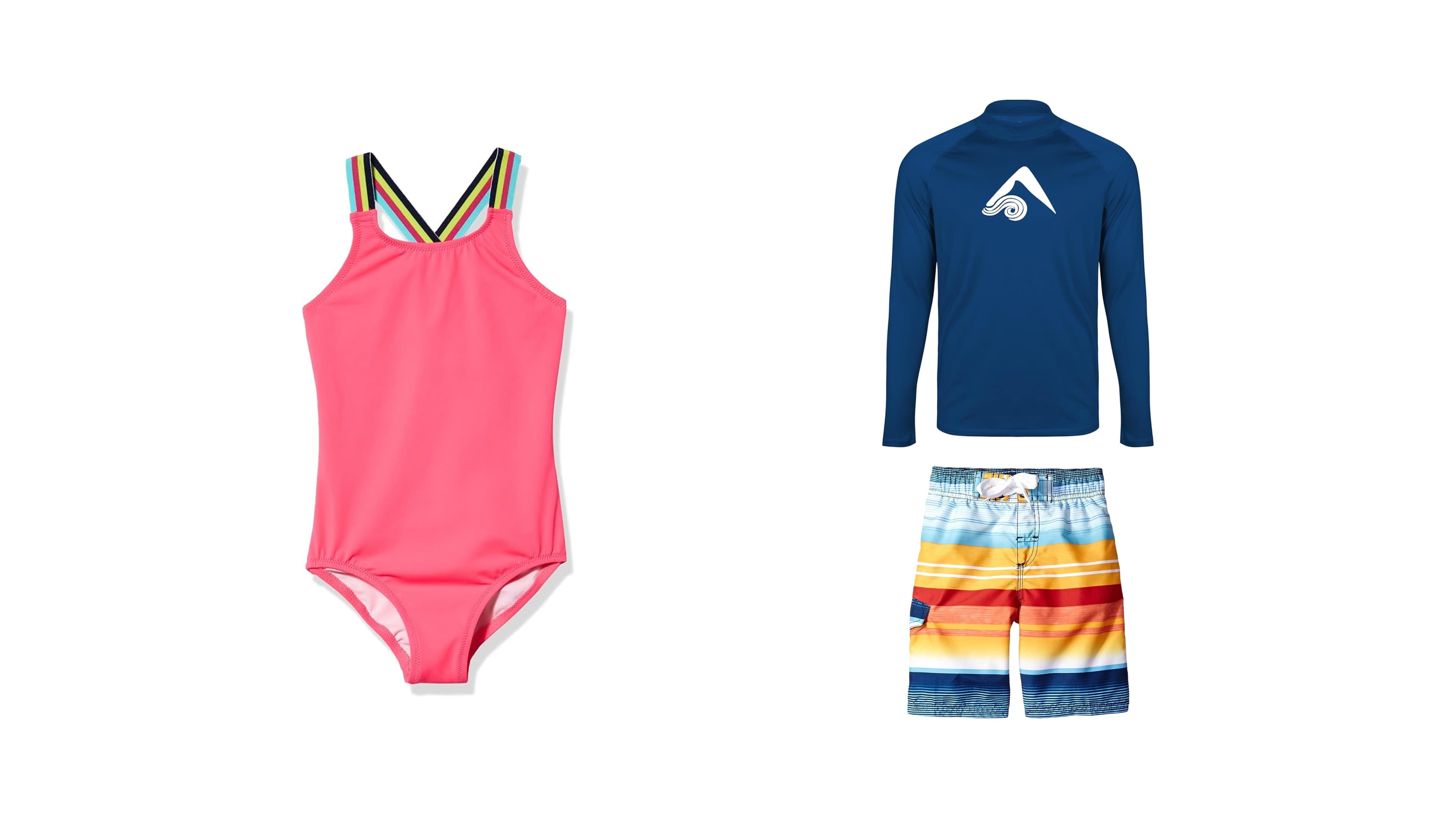 Kanu Surf Boy's Platinum Long-Sleeve Rashguard, Red, 2T