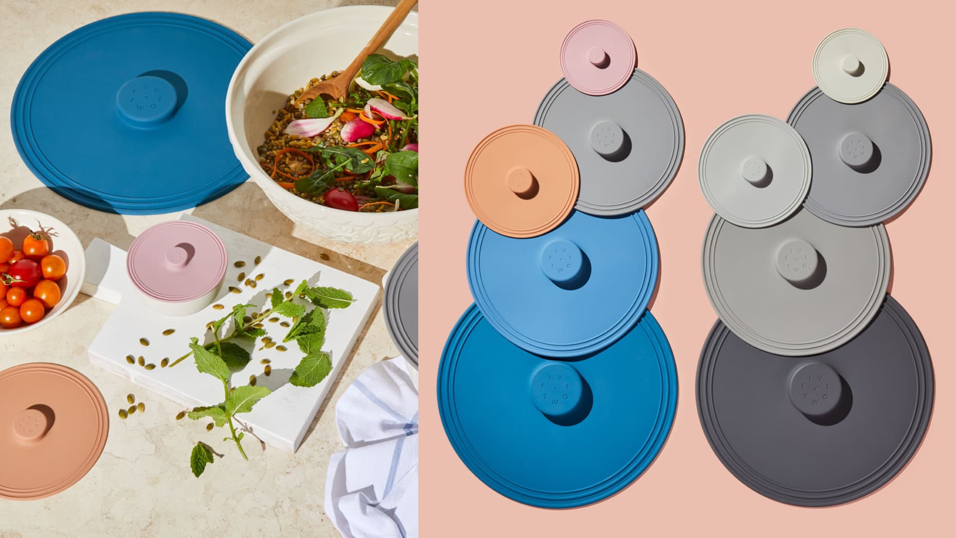 Airtight silicone lids