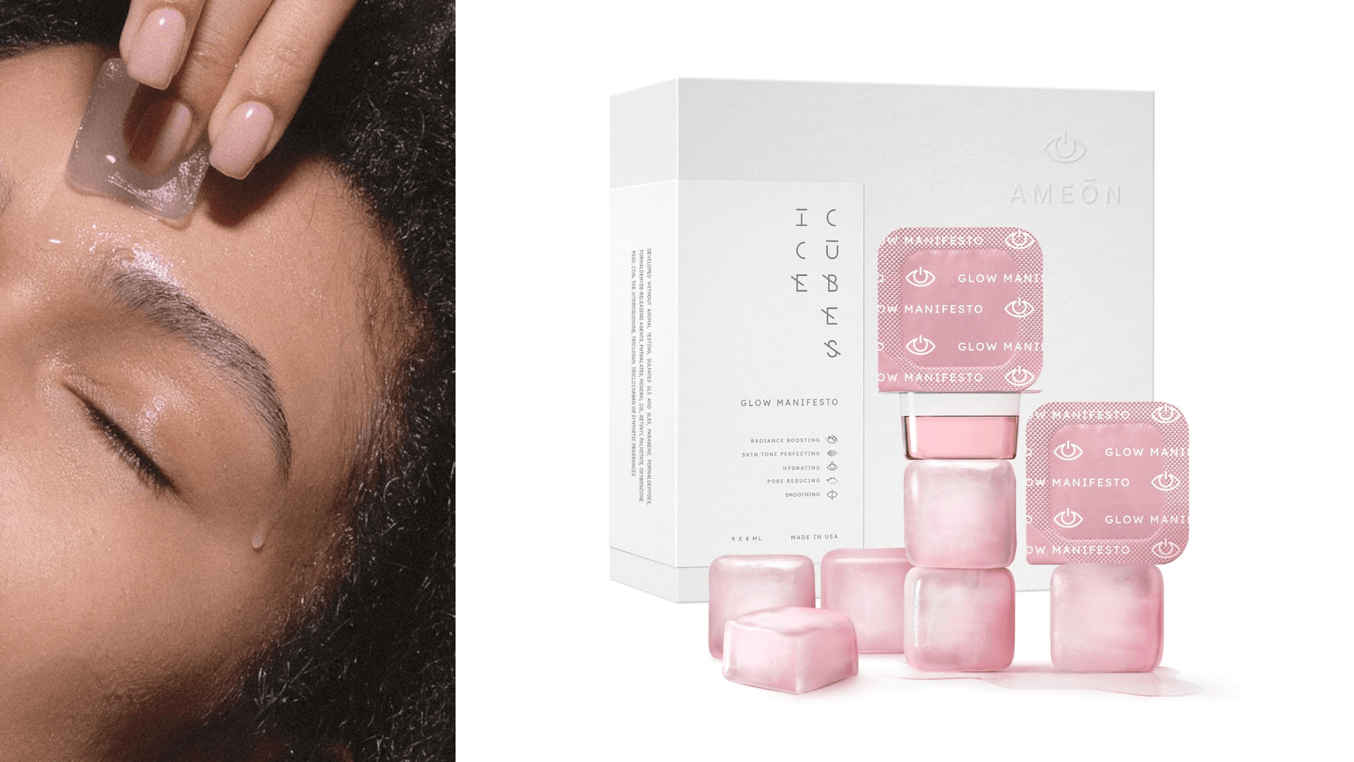 Ameon Skin Glow Manifesto Frozen Essence Ice Cubes