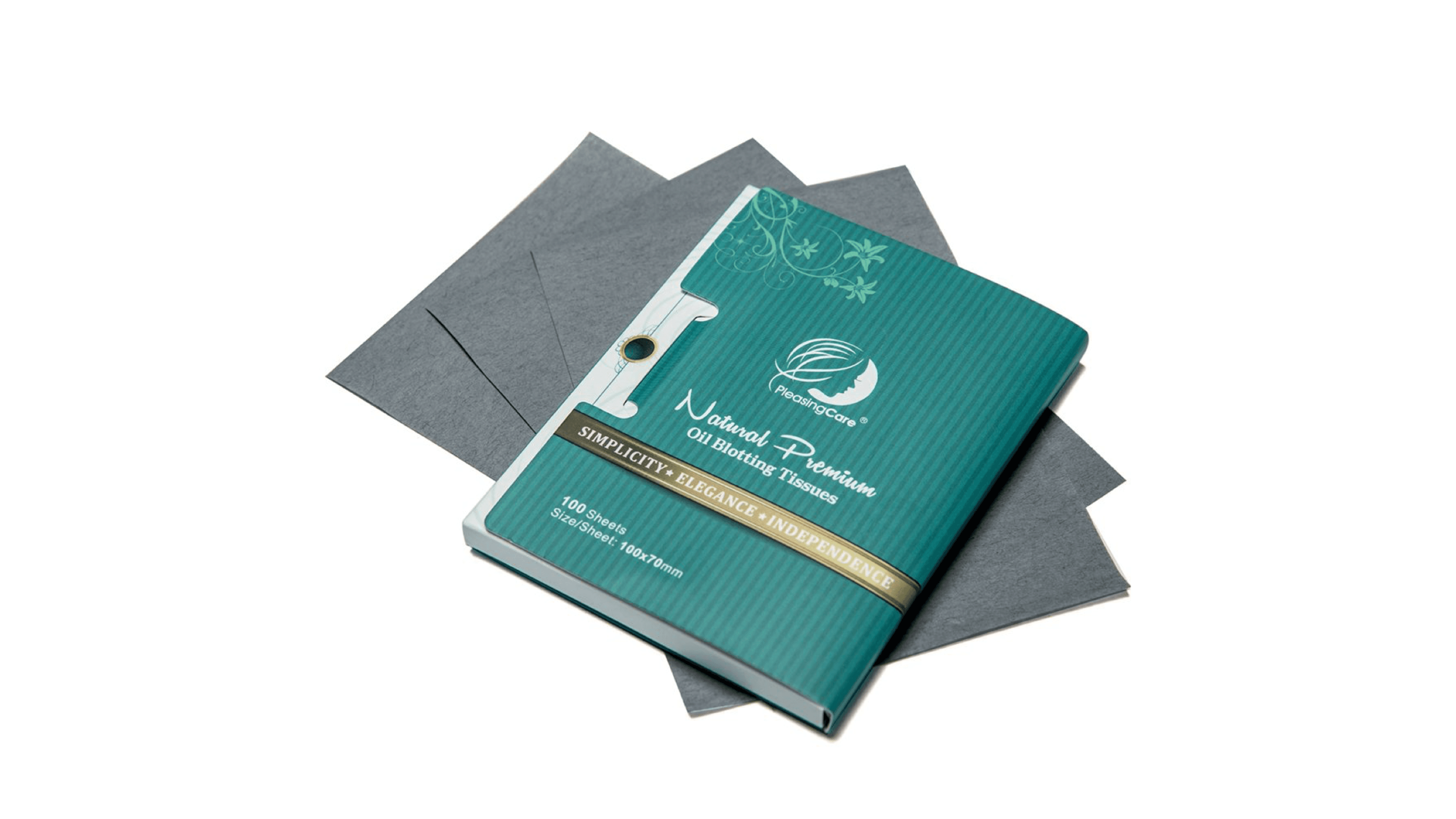 oil-blotting sheets to use on your face