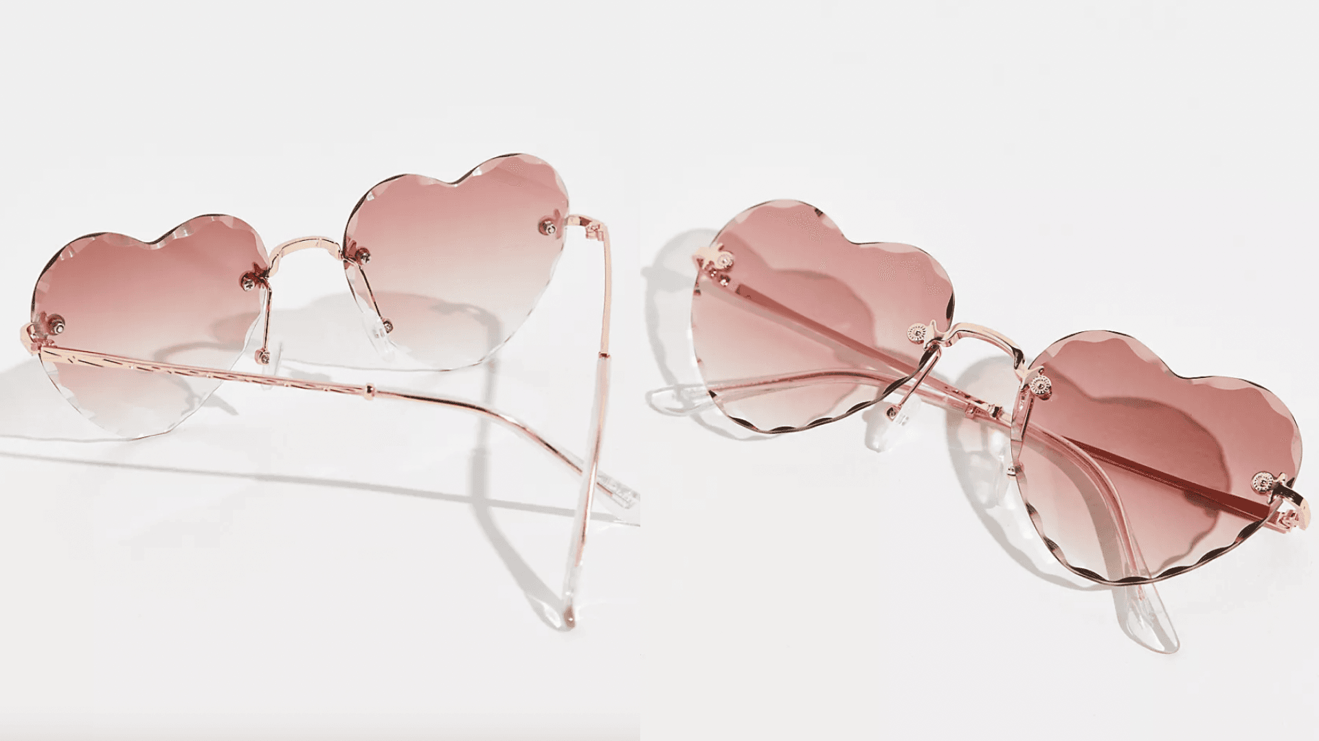 Heart shaped free people sunglasses