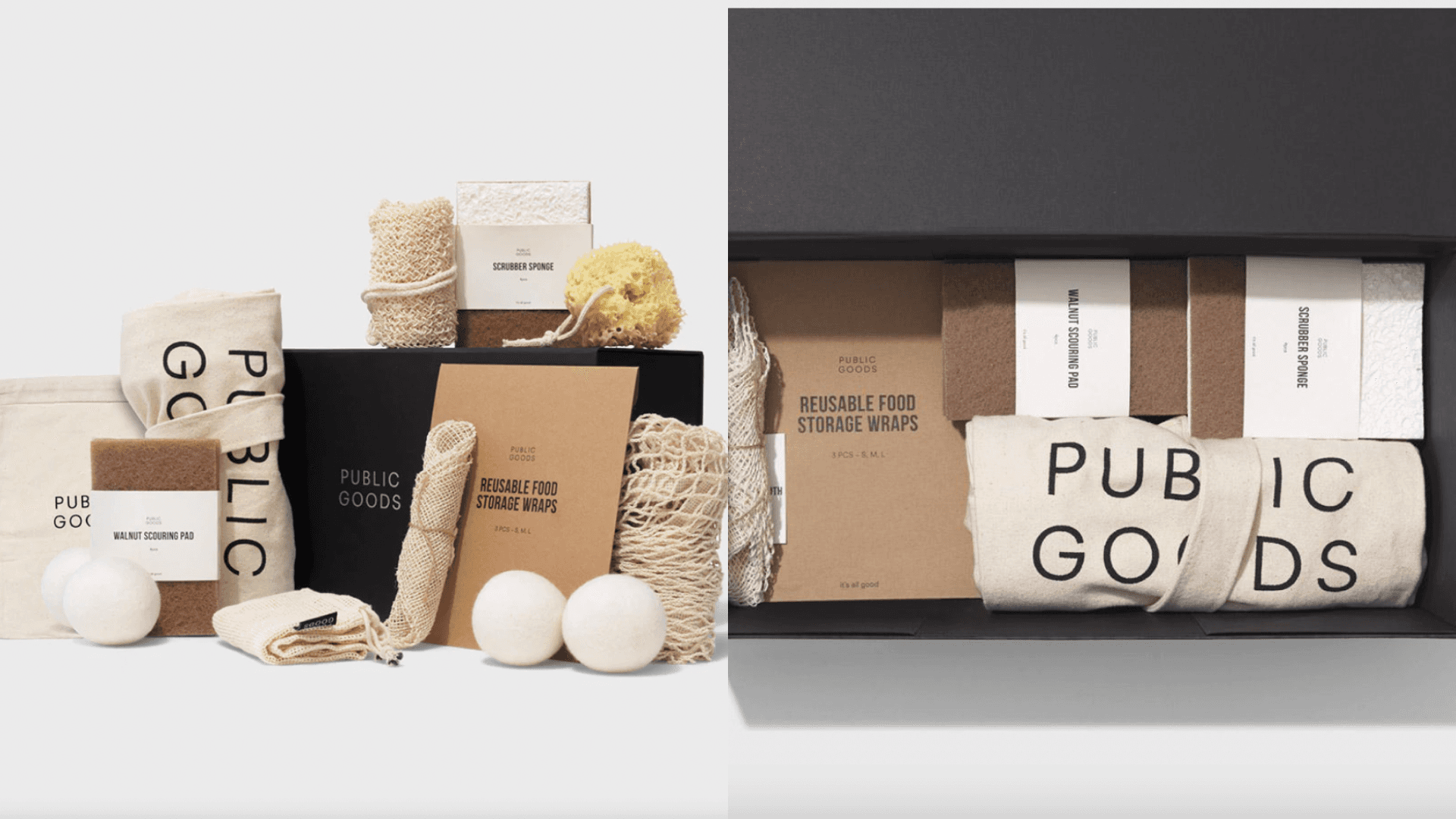 Public Goods set eco friendly gifts
