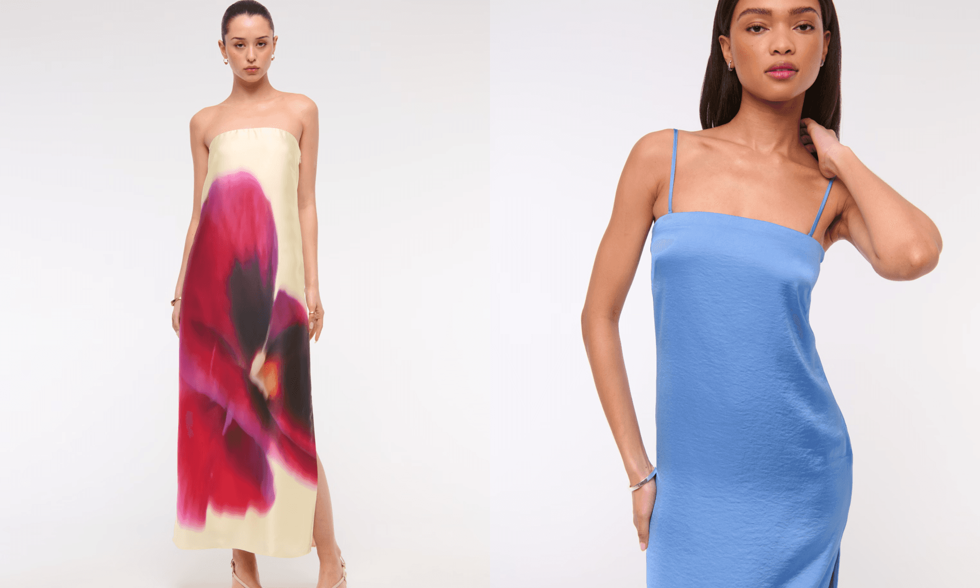 The A&F Julia Strapless Slip Maxi Dress