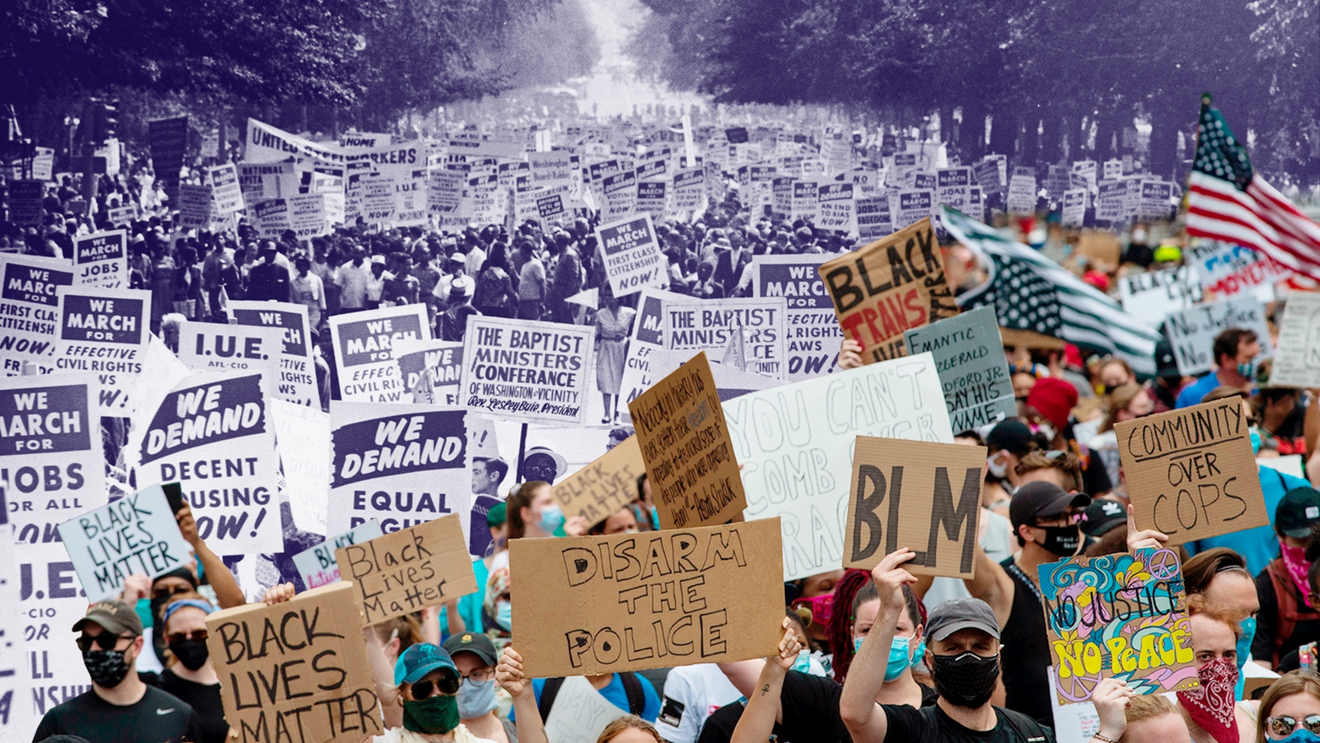 March on Washington protests in DC