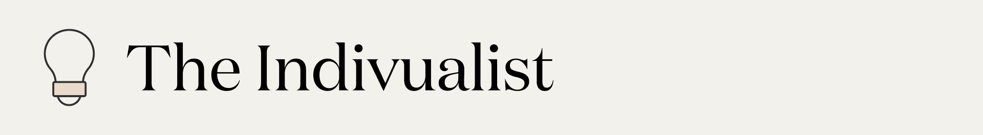 "The Individualist"