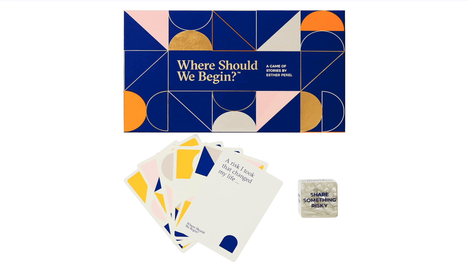 ESTHER PEREL Where Should We Begin? A Game of Stories - Conversation Cards for Couples & Friends - Interactive Couples Game with 200 Prompt Cards - 2-6 Player - Card Games for Couples & Date Night