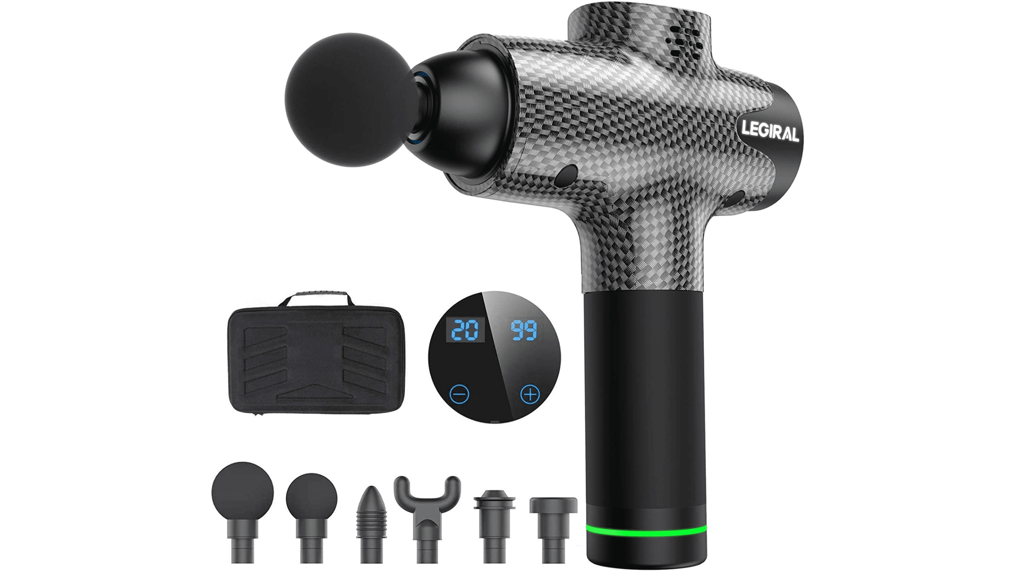 therapeutic massage gun for deep tissue massages to help relieve muscle tension and aches