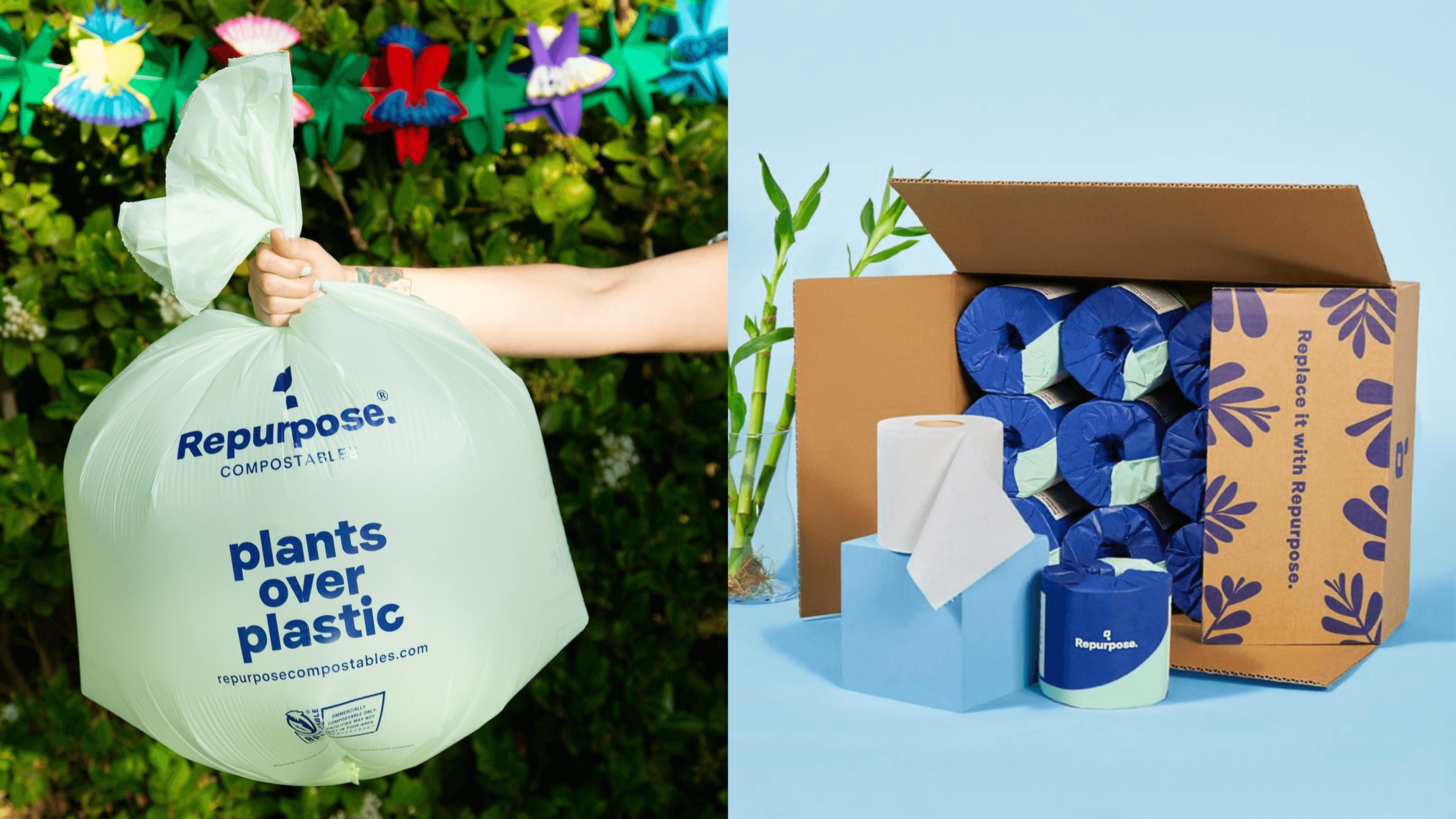 Compostable and eco-friendly home essentials