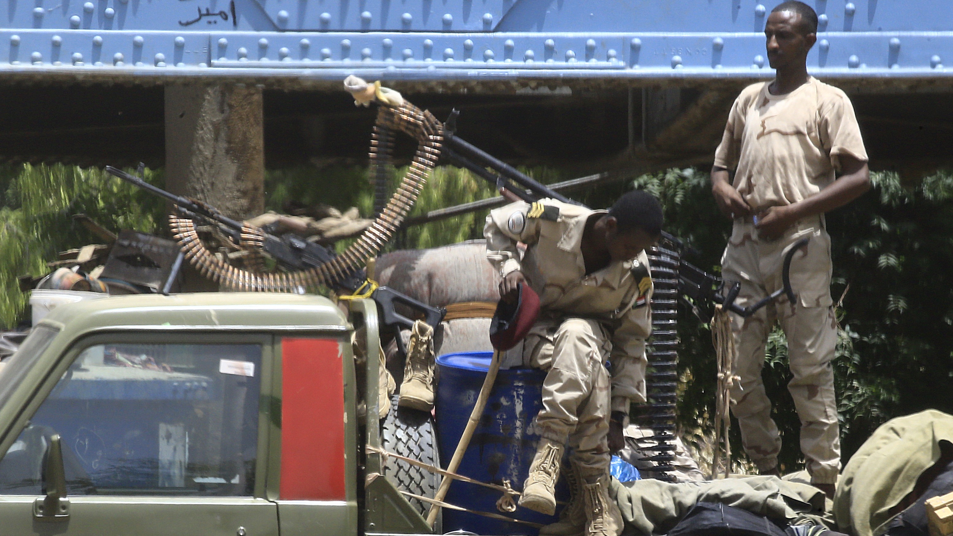 Sudan army during protests