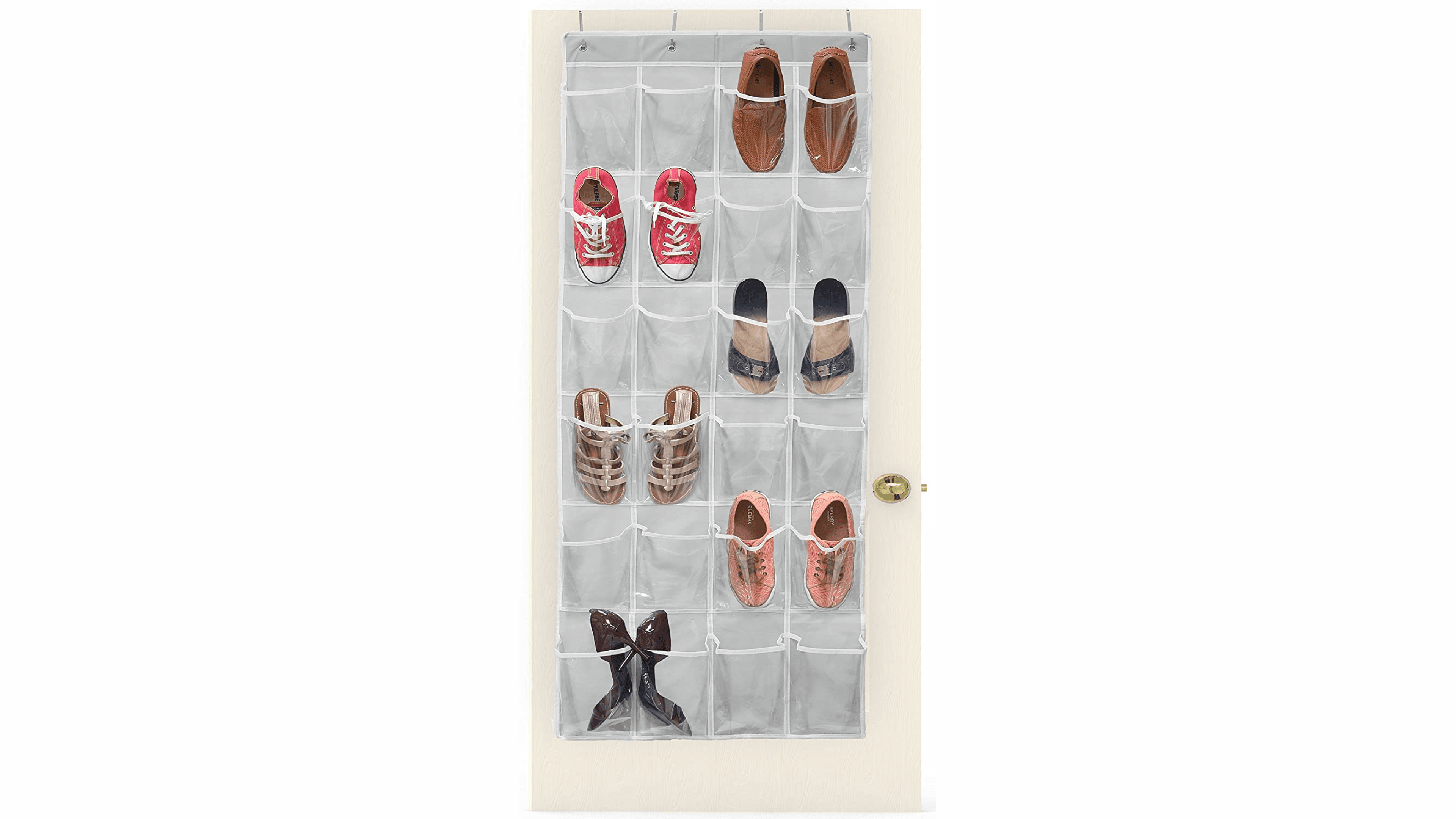 over-the-door shoe organizer