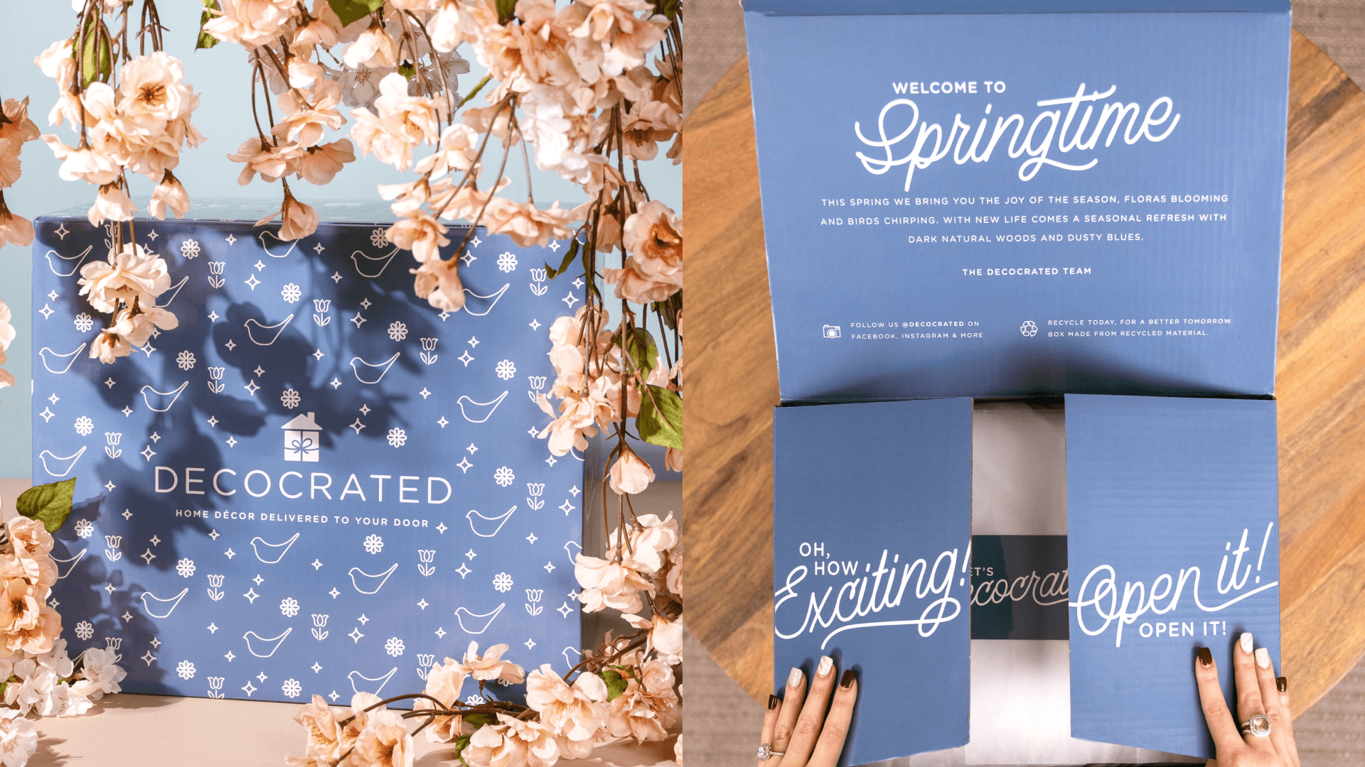 Decorated Subscription Box Home Decor