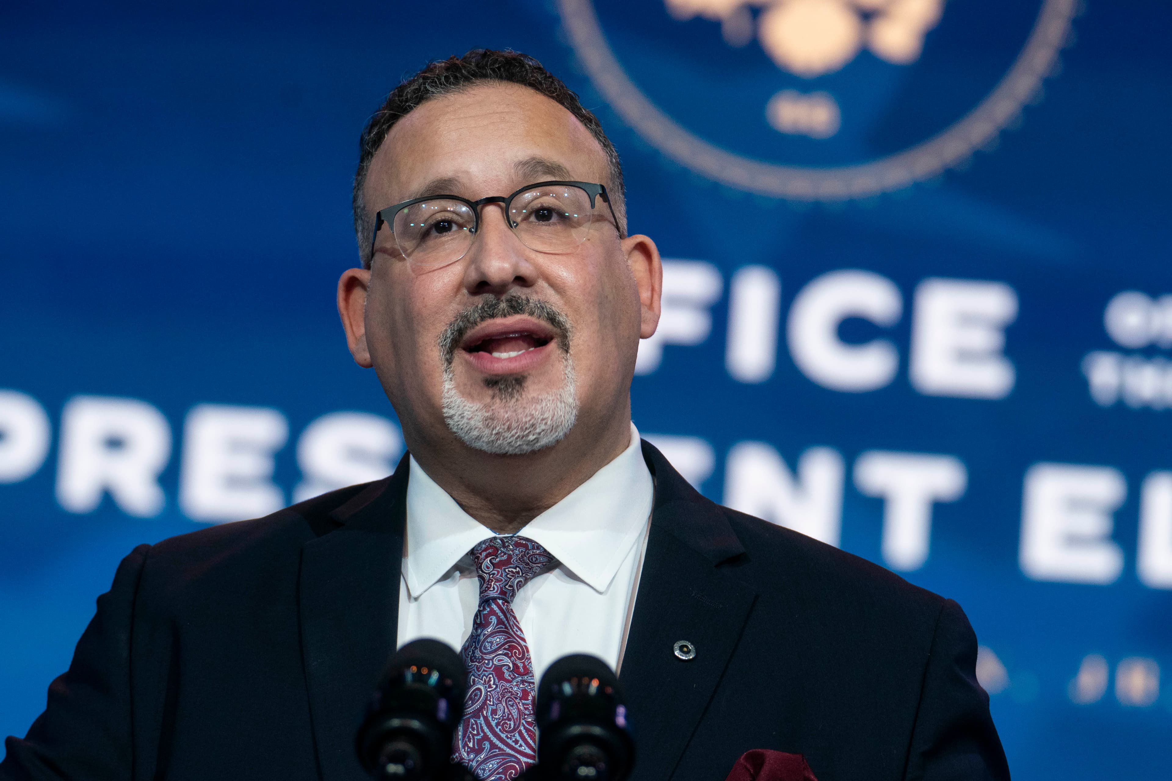 Secretary of Education nominee Miguel Cardona