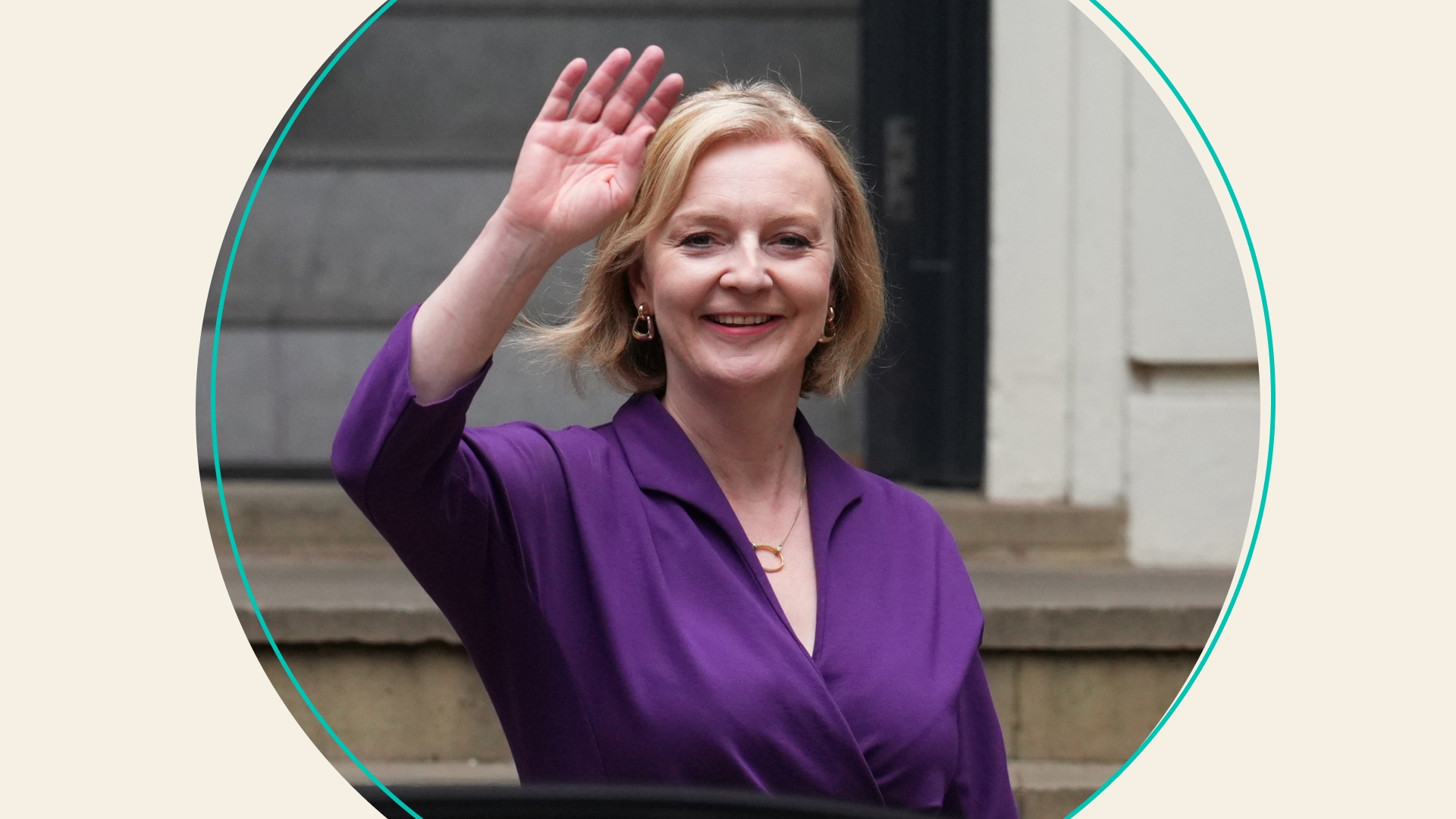 New Conservative Party leader and incoming prime minister Liz Truss waves as she leaves Conservative Party Headquarters on September 5, 2022 in London, England.