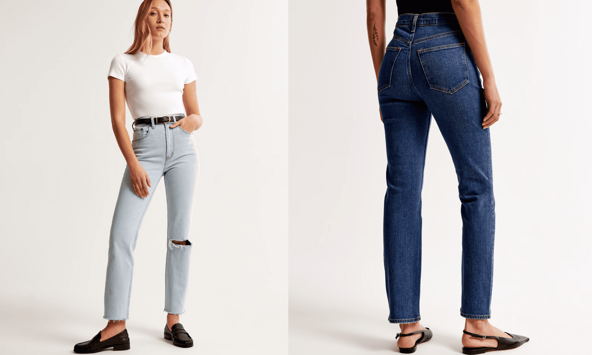 Ultra High Rise Ankle Straight Jean