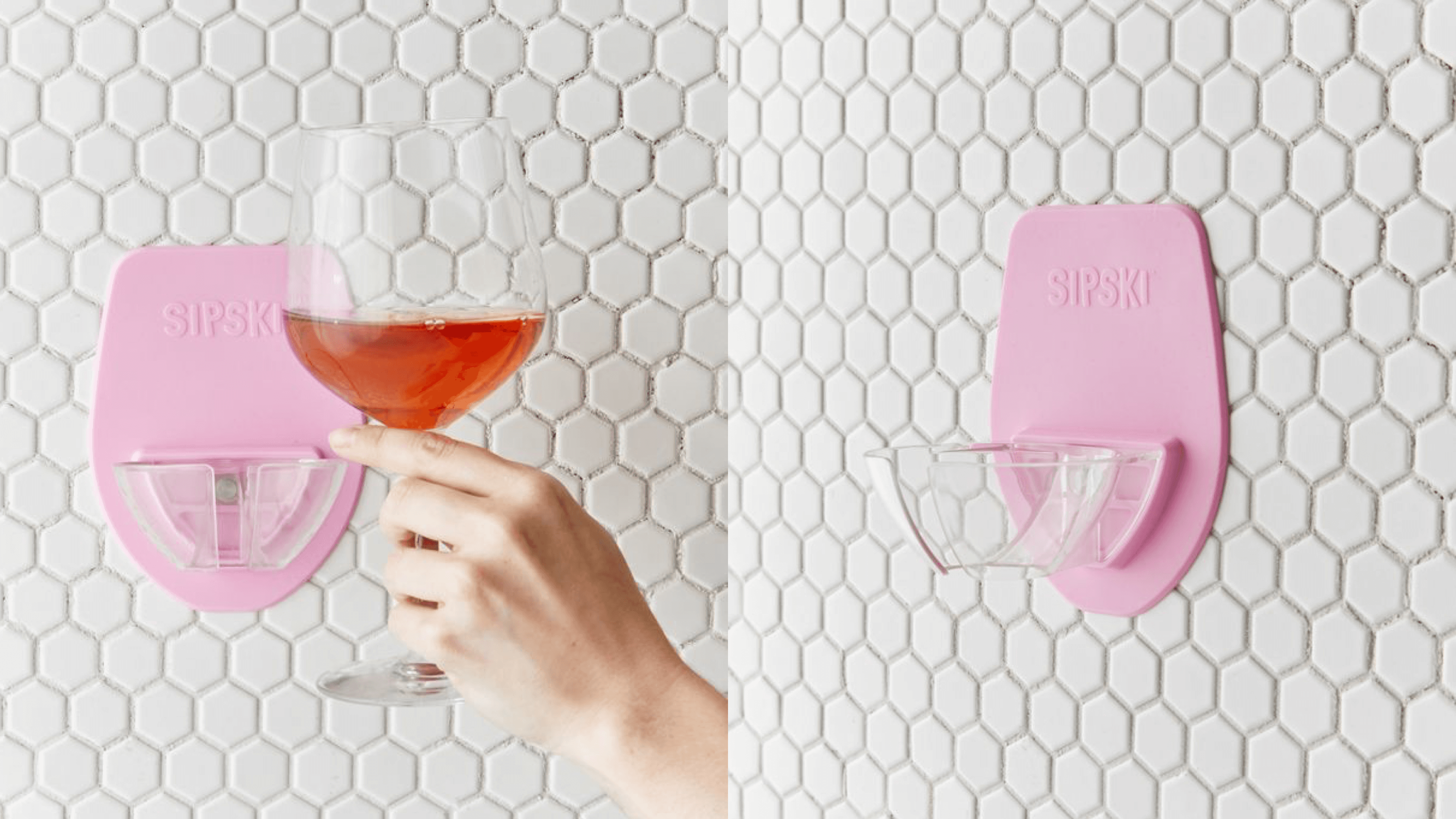 wine holder for the shower