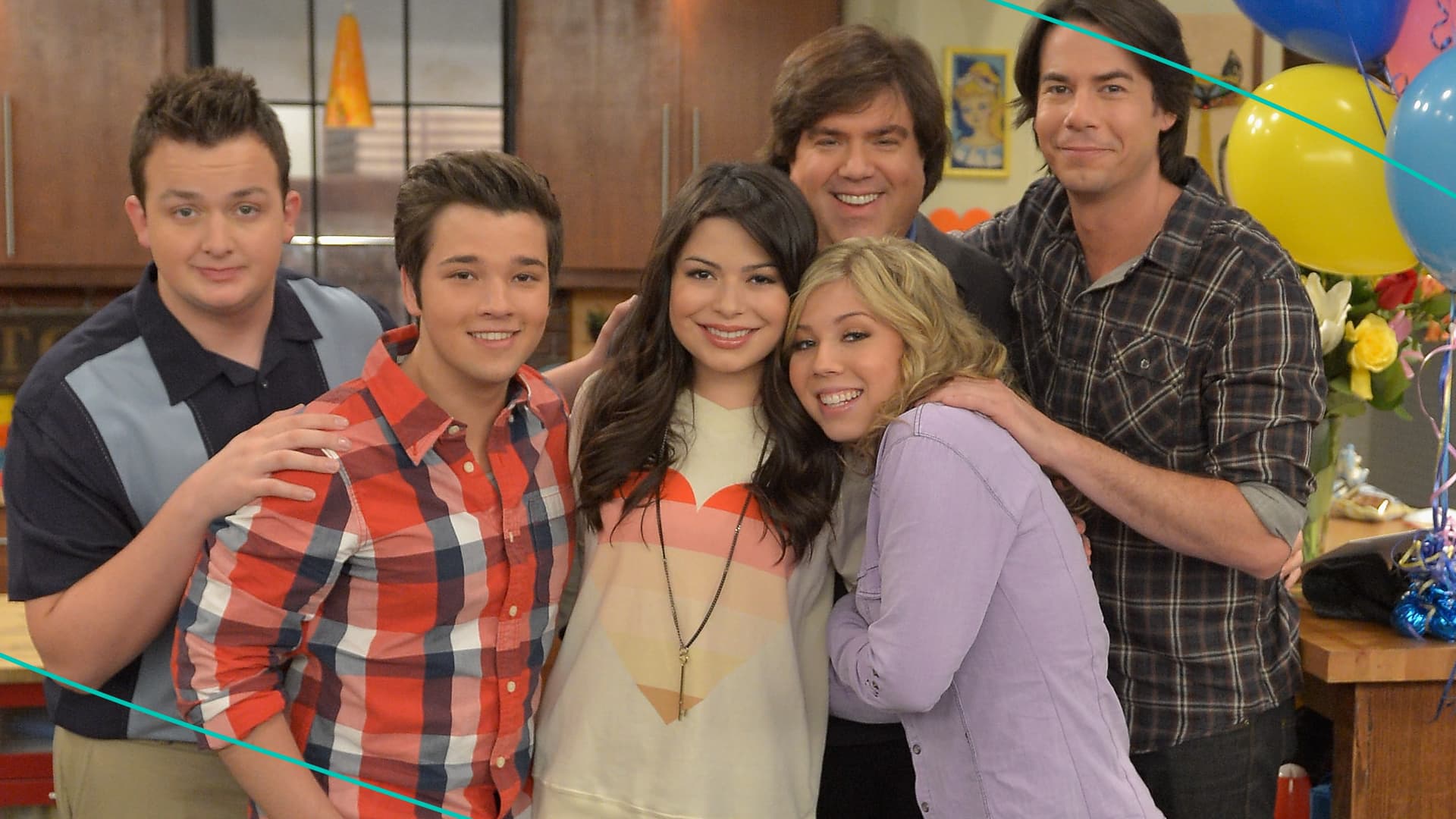 Jennette McCurdy on the set of iCarly in 2012