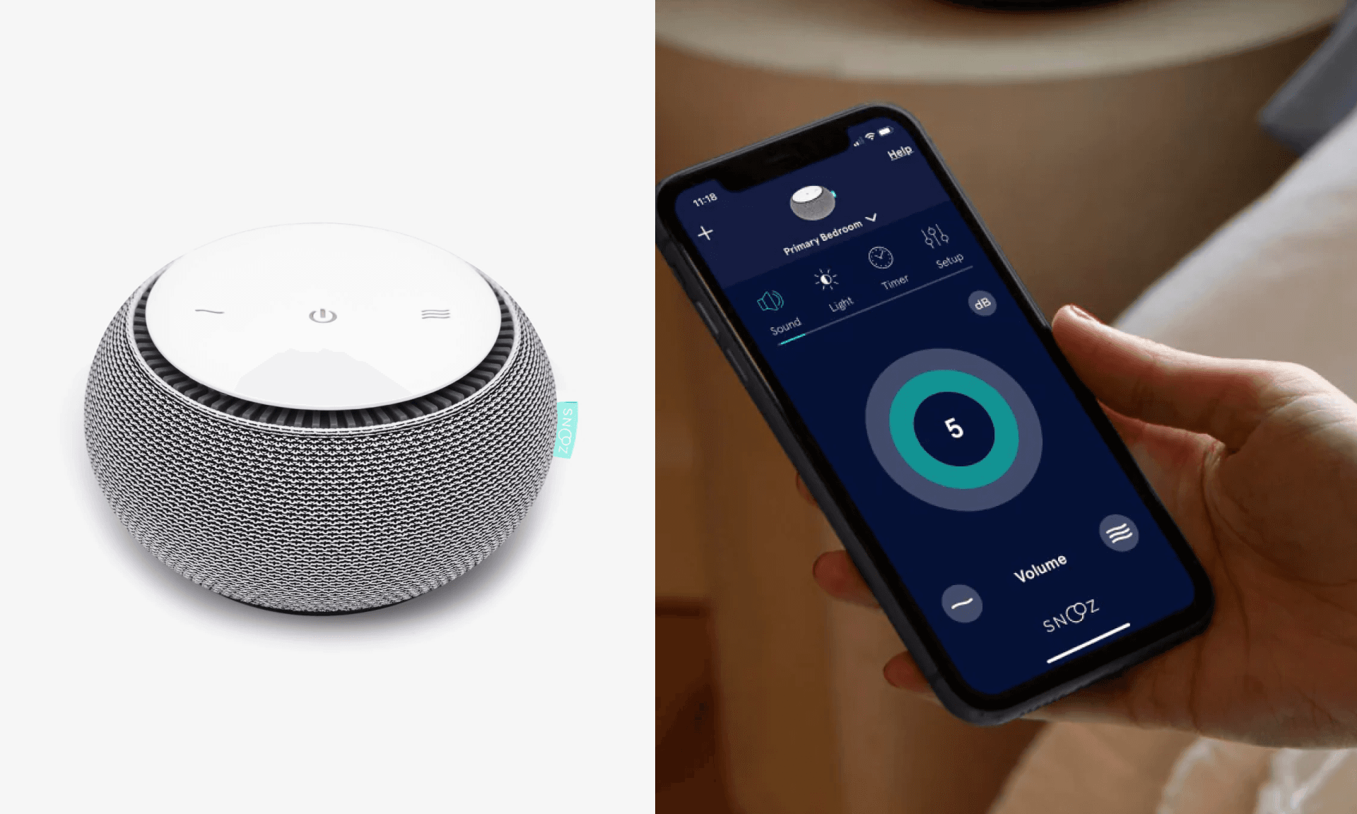 SNOOZ White Noise Machine