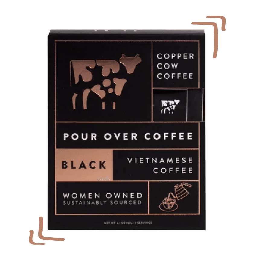Pour Over Coffee Copper Cow