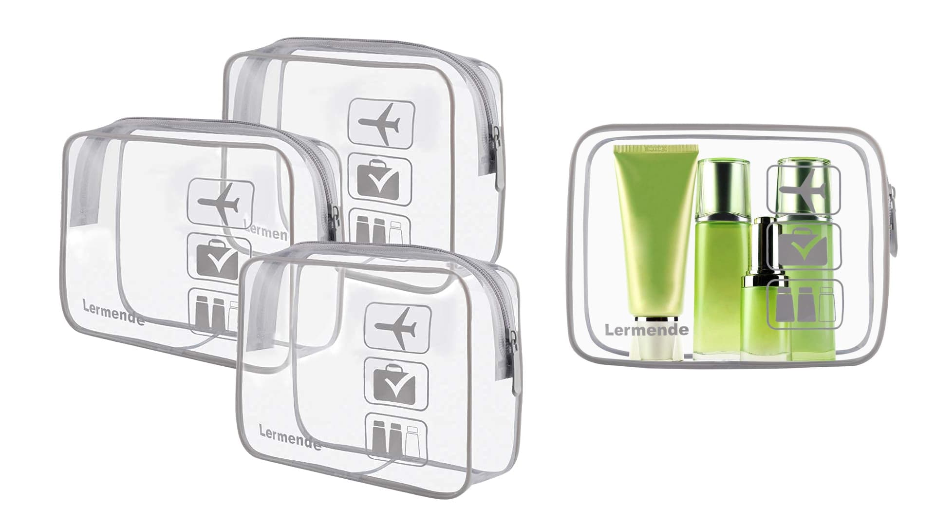 clear tsa travel bags for toiletries