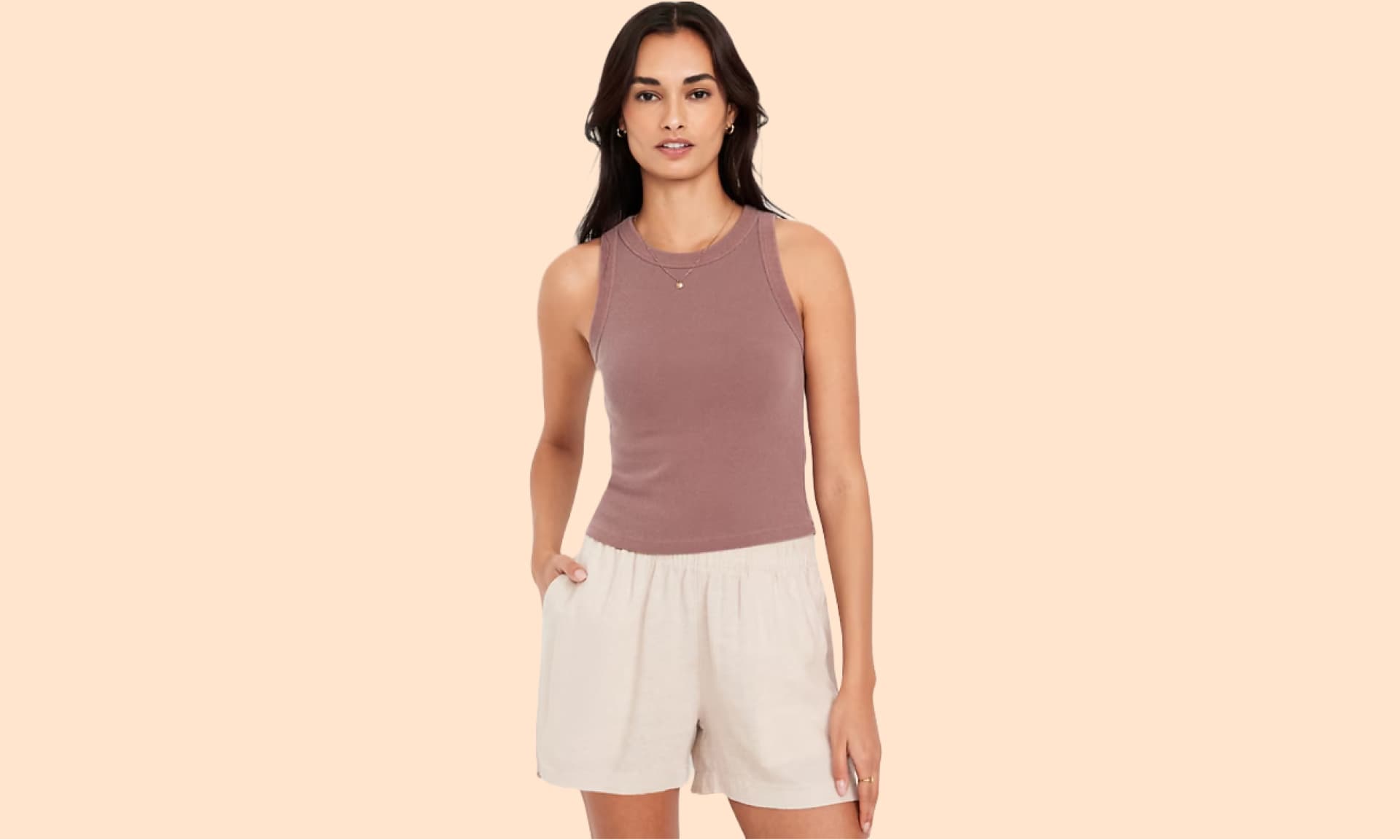 Old Navy Snug Crop Tank Top