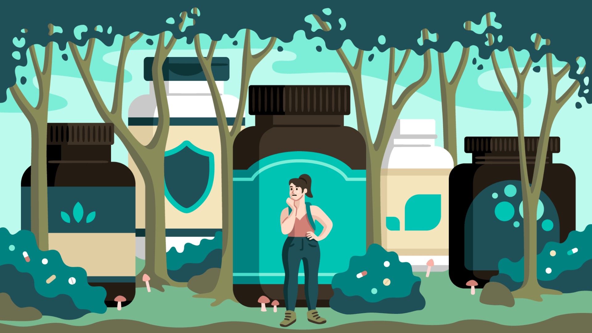 vitamins and supplements, skimm'd